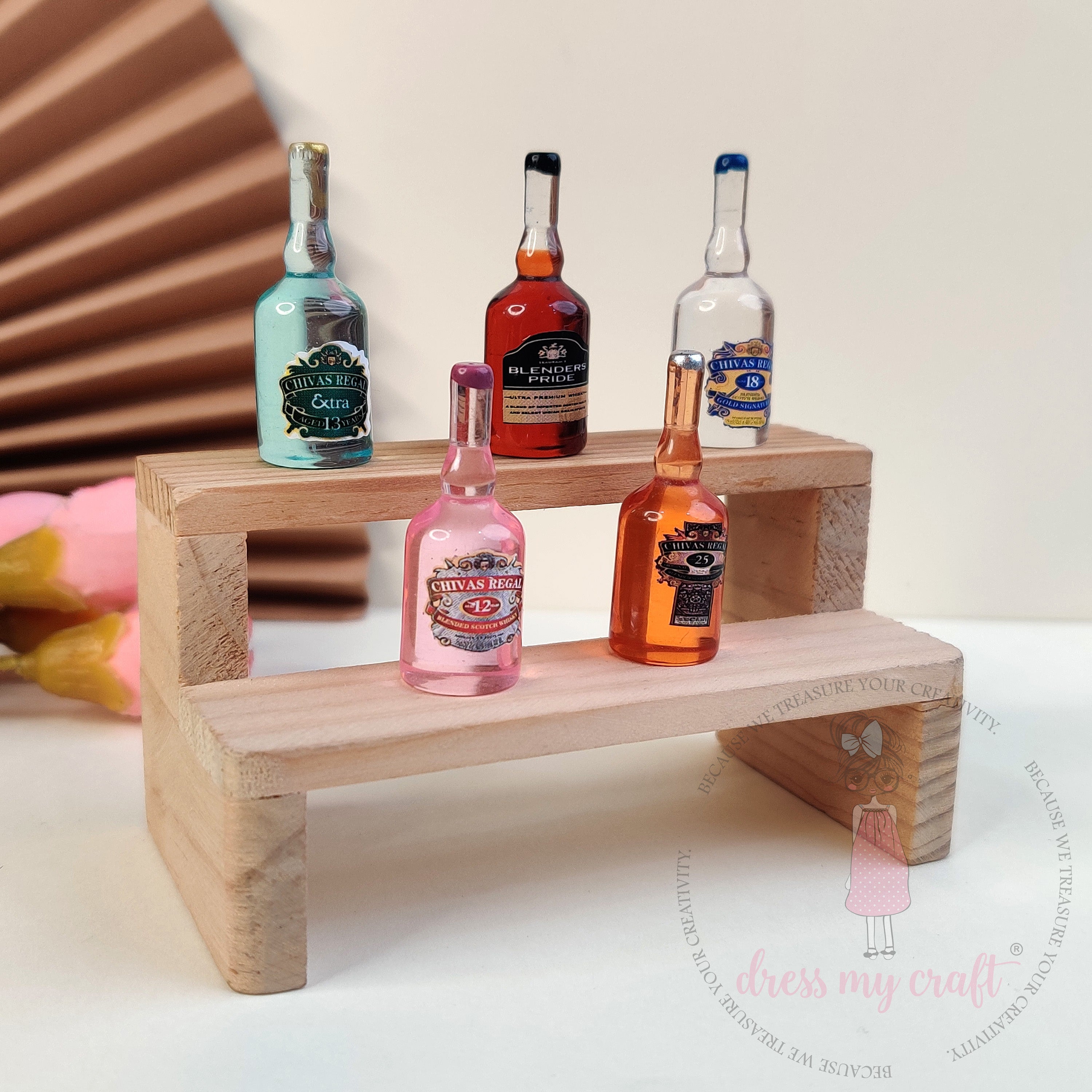 Miniature Classic Whisky Bottles