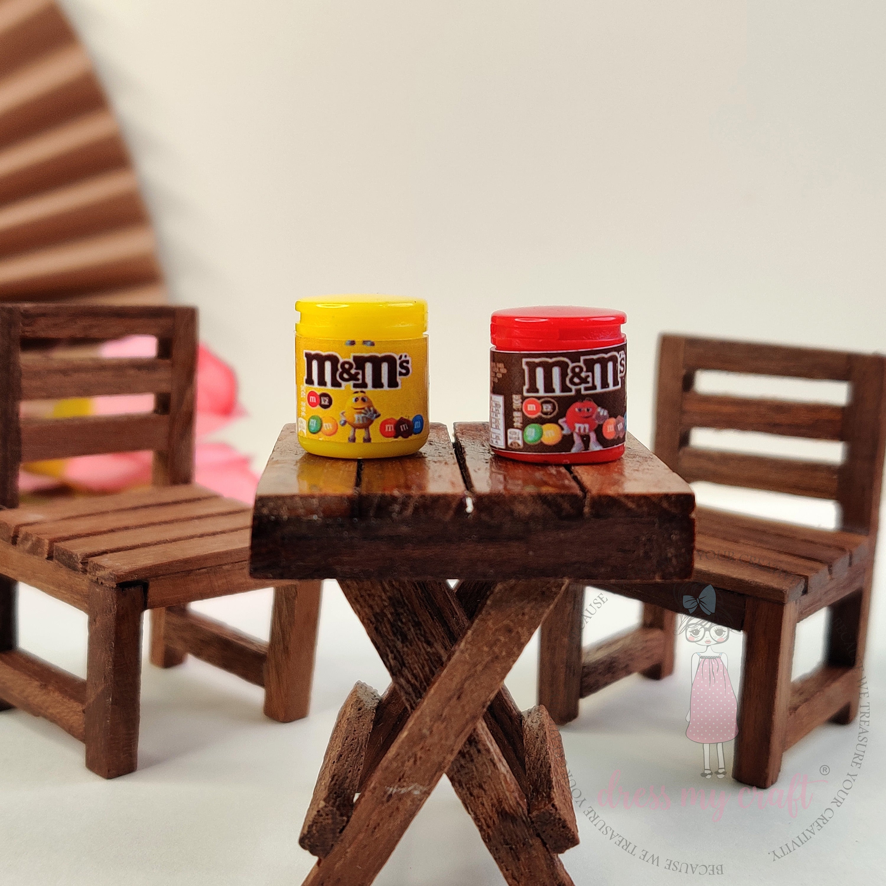 Miniature Chocolate Candy Jars