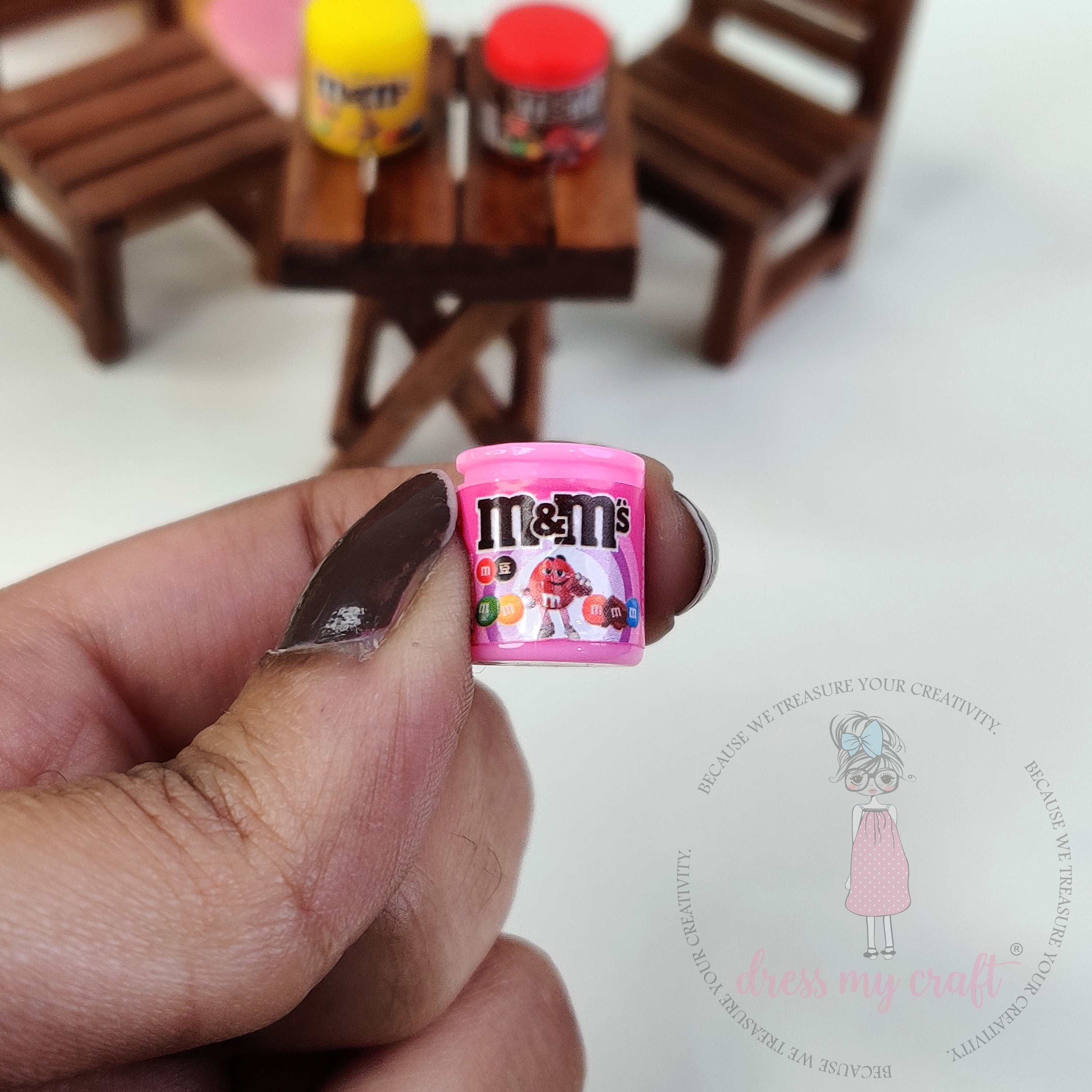 Miniature Chocolate Candy Jars