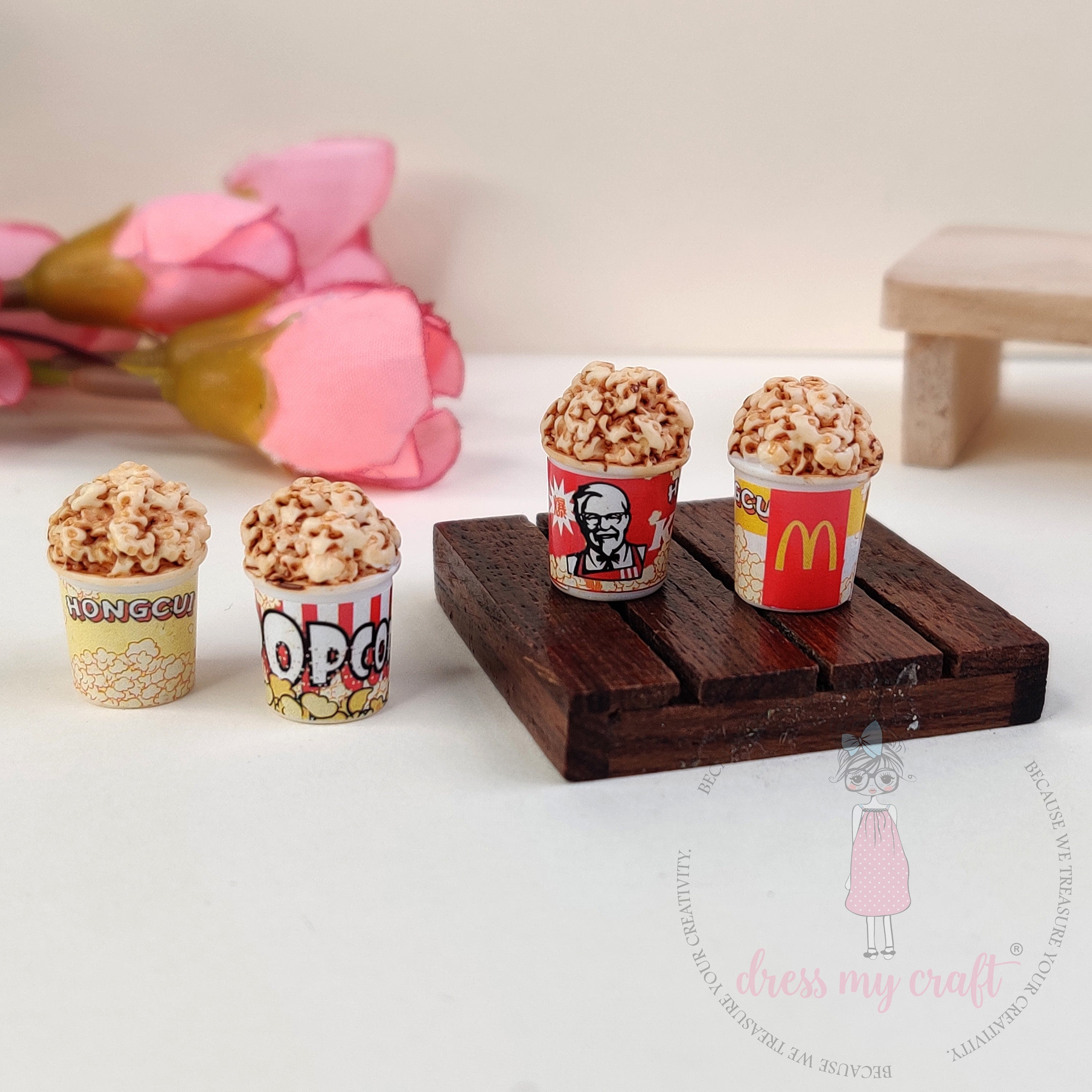 Miniature Popcorn Cups