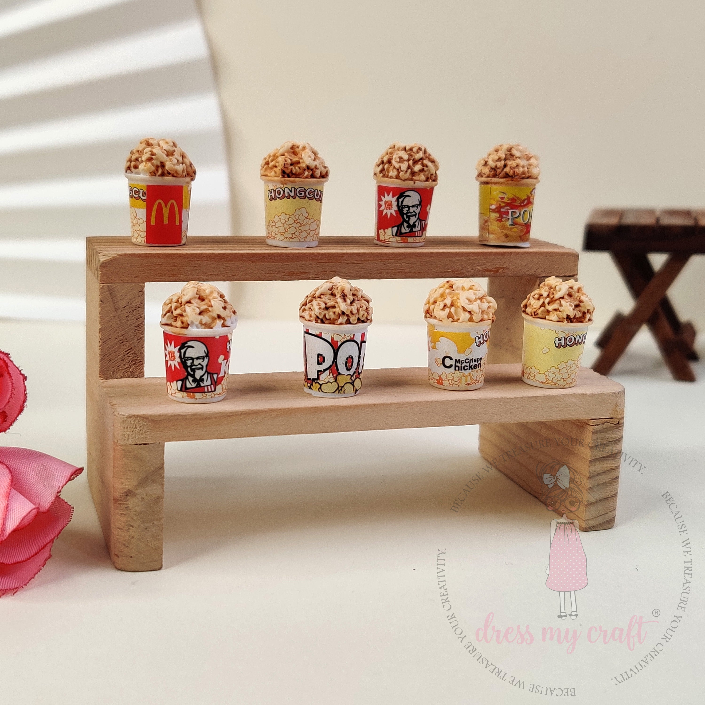 Miniature Popcorn Cups