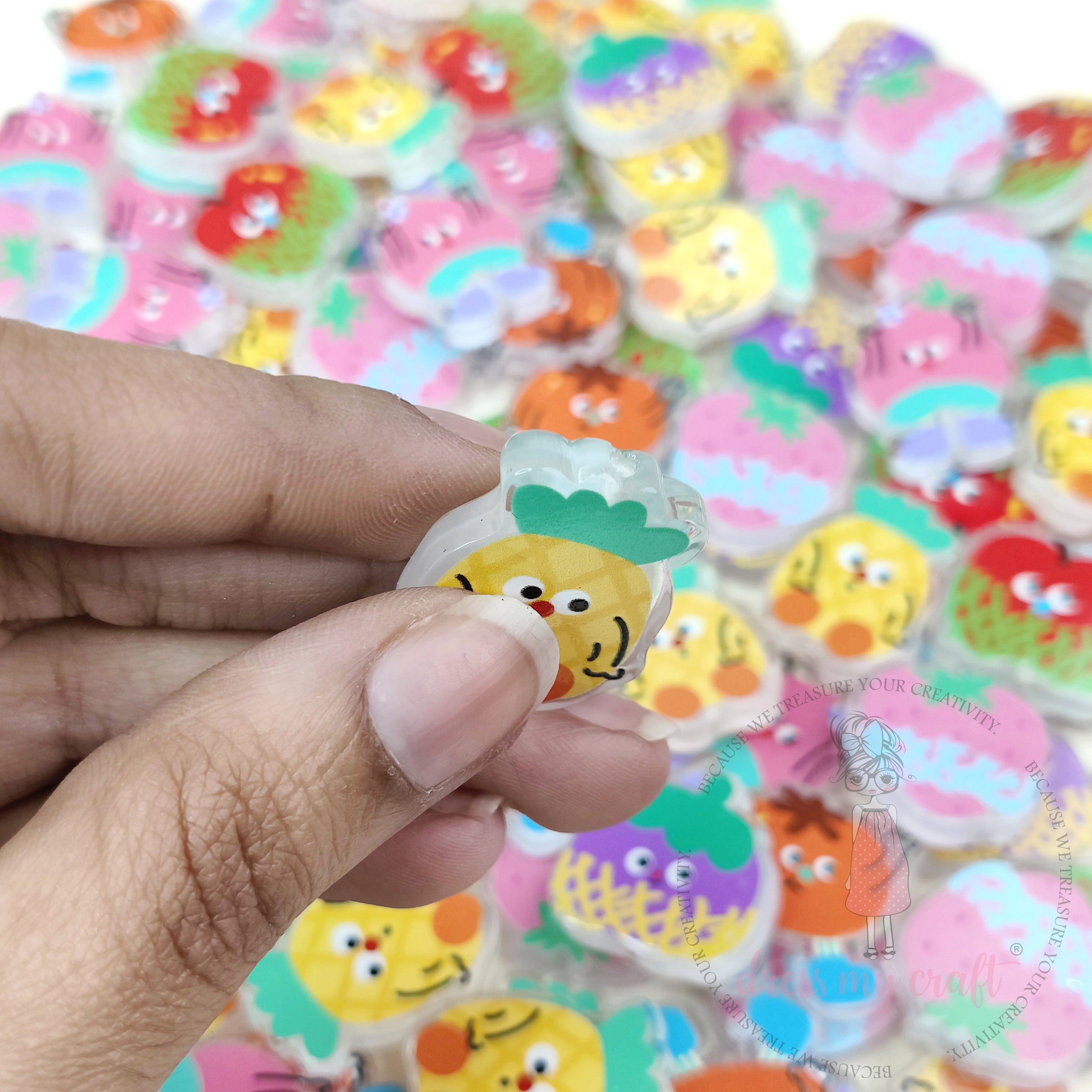 Kawaii Fruit Acrylic Beads
