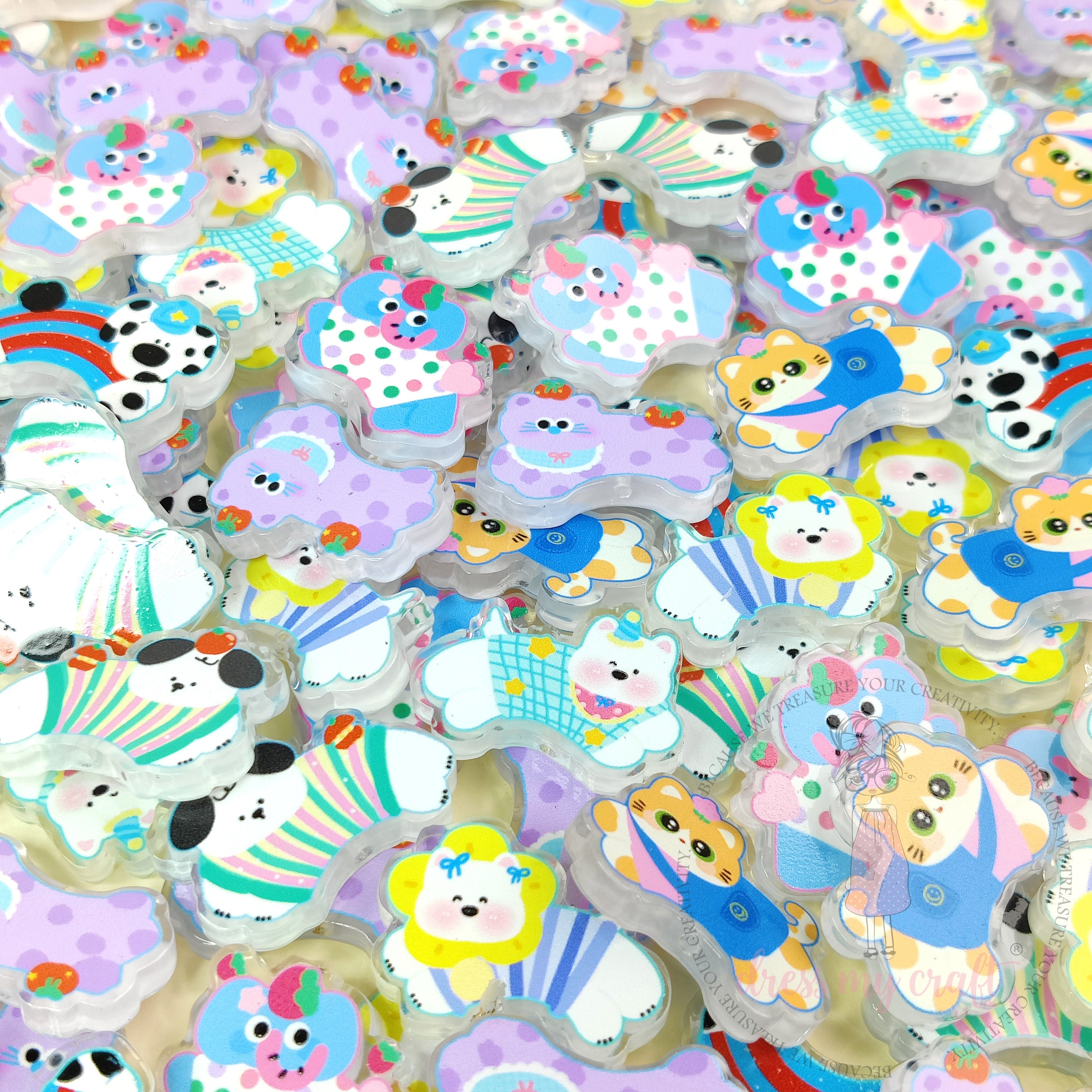 Kawaii Animal Acrylic Beads