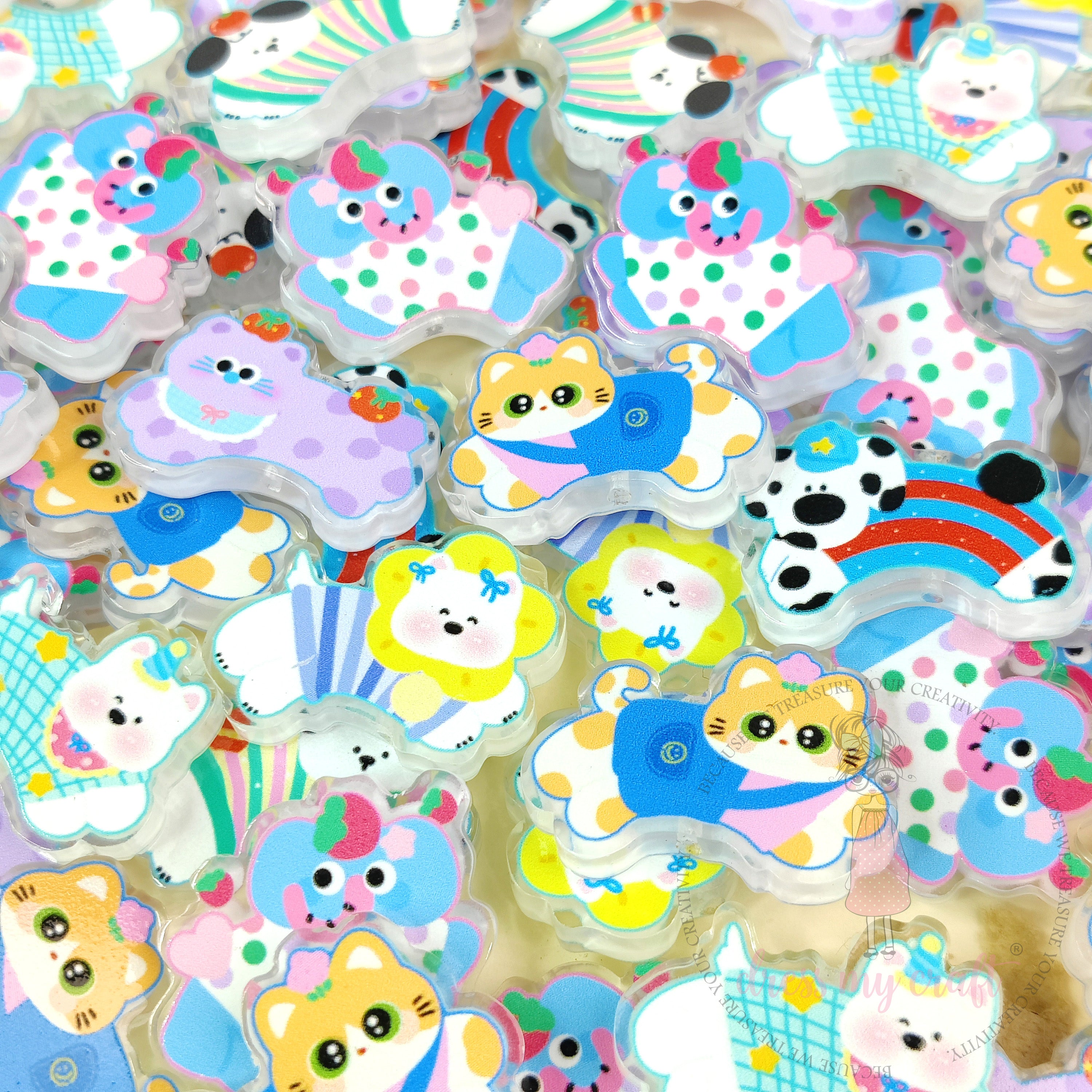 Kawaii Animal Acrylic Beads