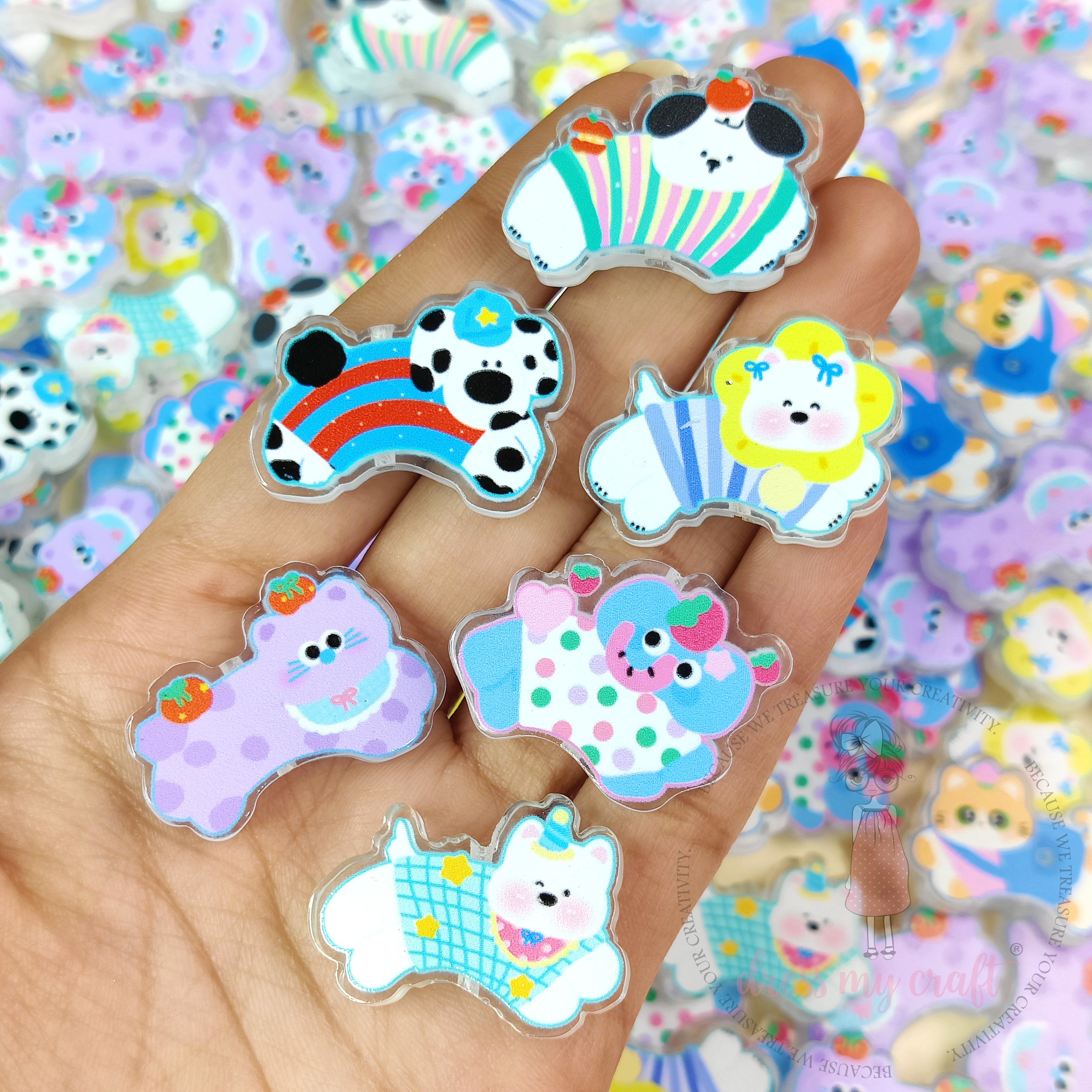 Kawaii Animal Acrylic Beads