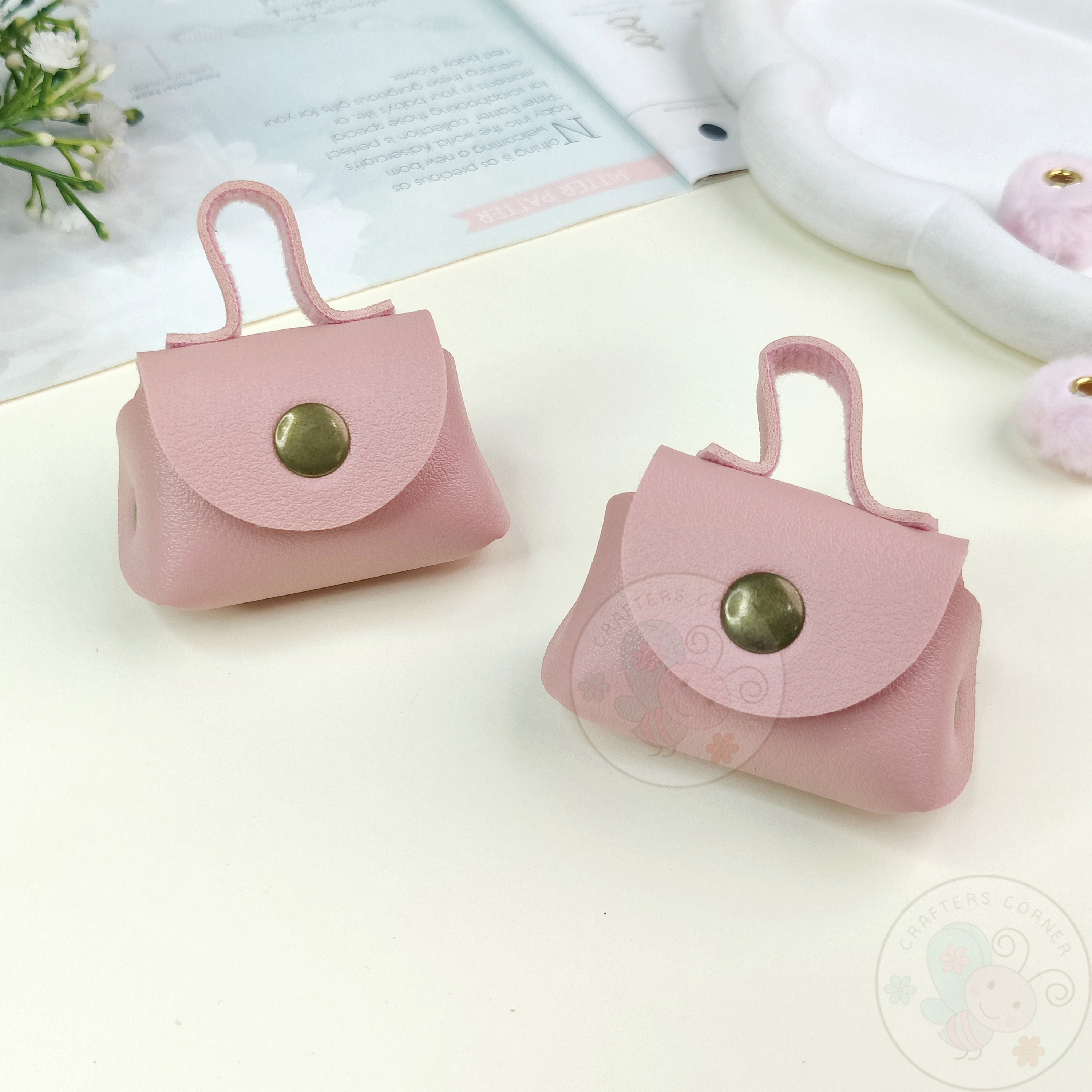 Mini Bag Style Leather Coin Purse - Combo Set