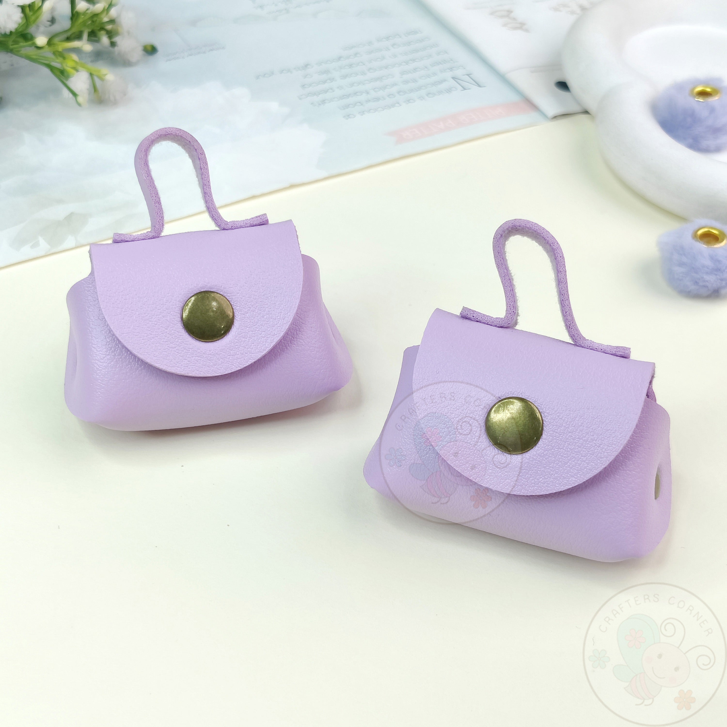 Mini Bag Style Leather Coin Purse - Combo Set