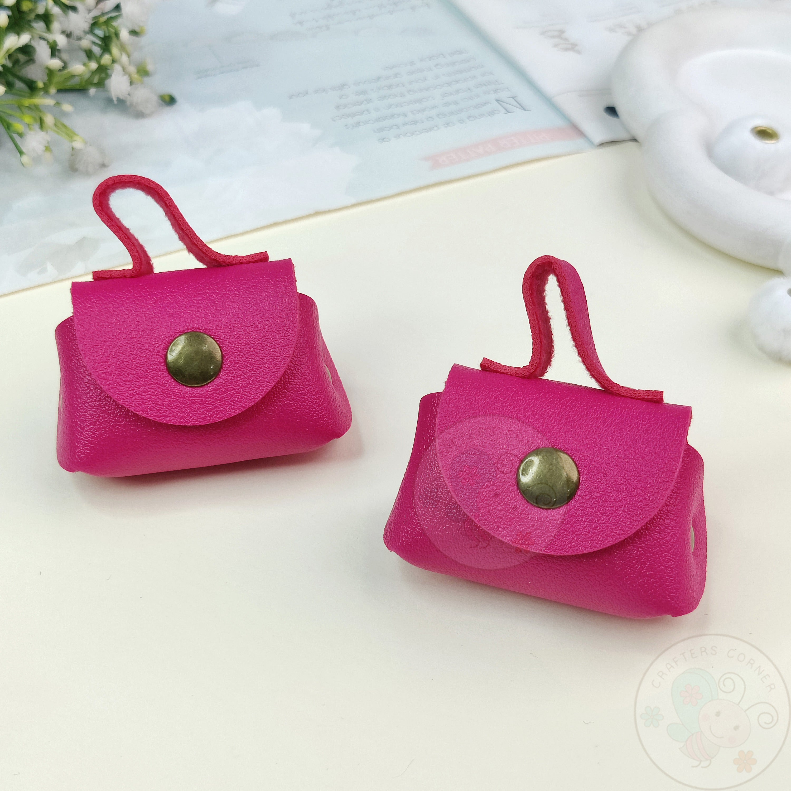 Mini Bag Style Leather Coin Purse - Combo Set