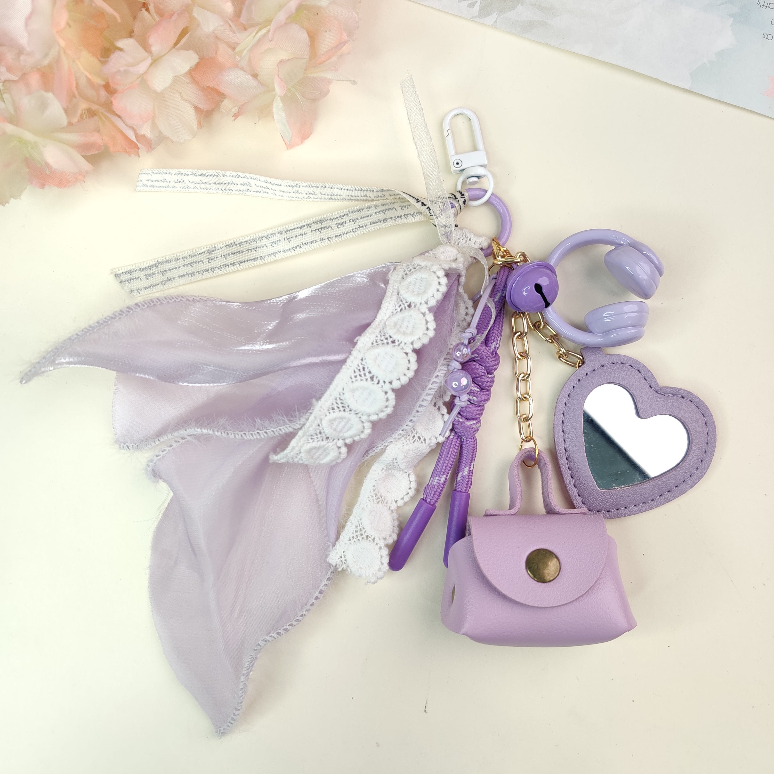 Mini Bag Style Leather Coin Purse – Lavender