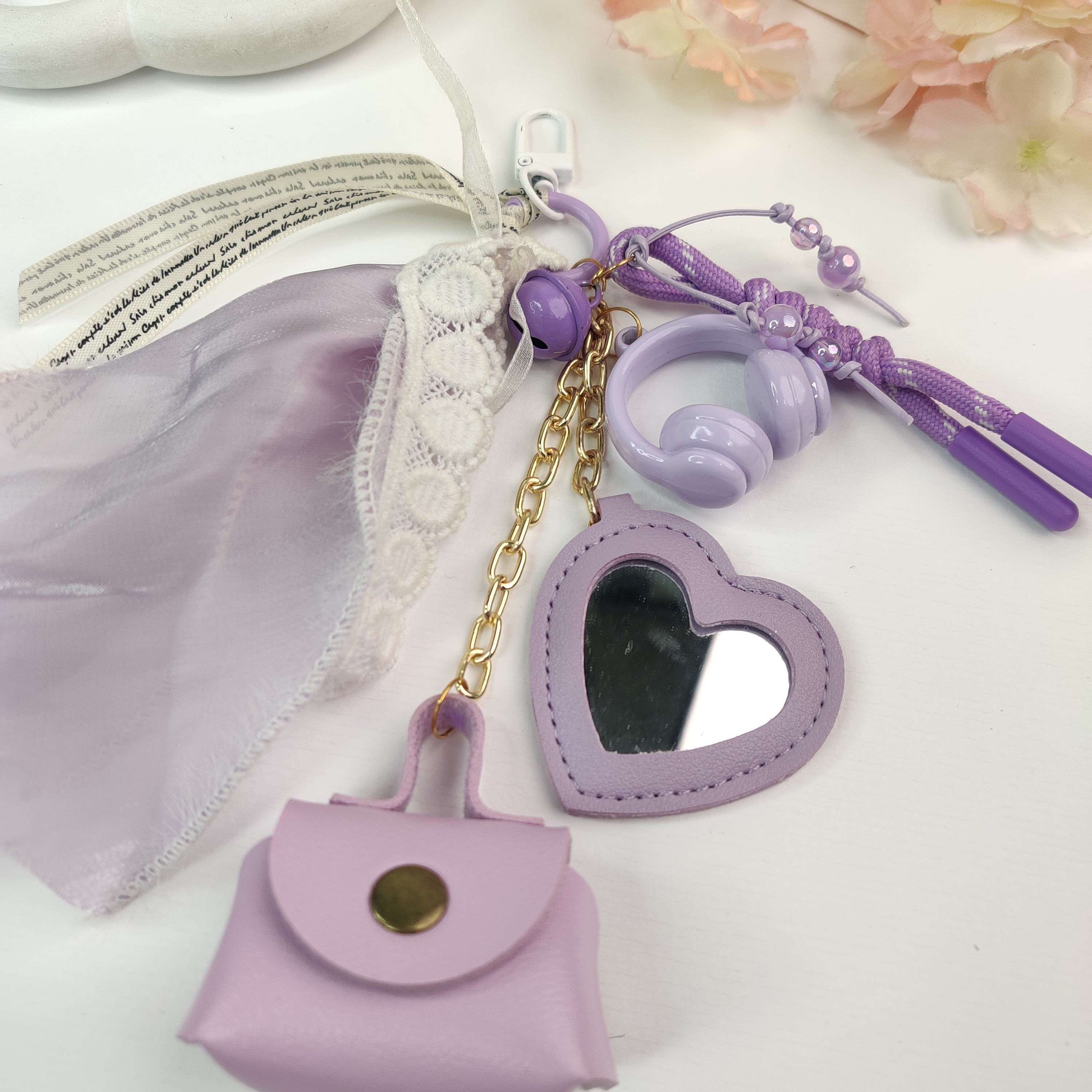 Mini Bag Style Leather Coin Purse – Lavender