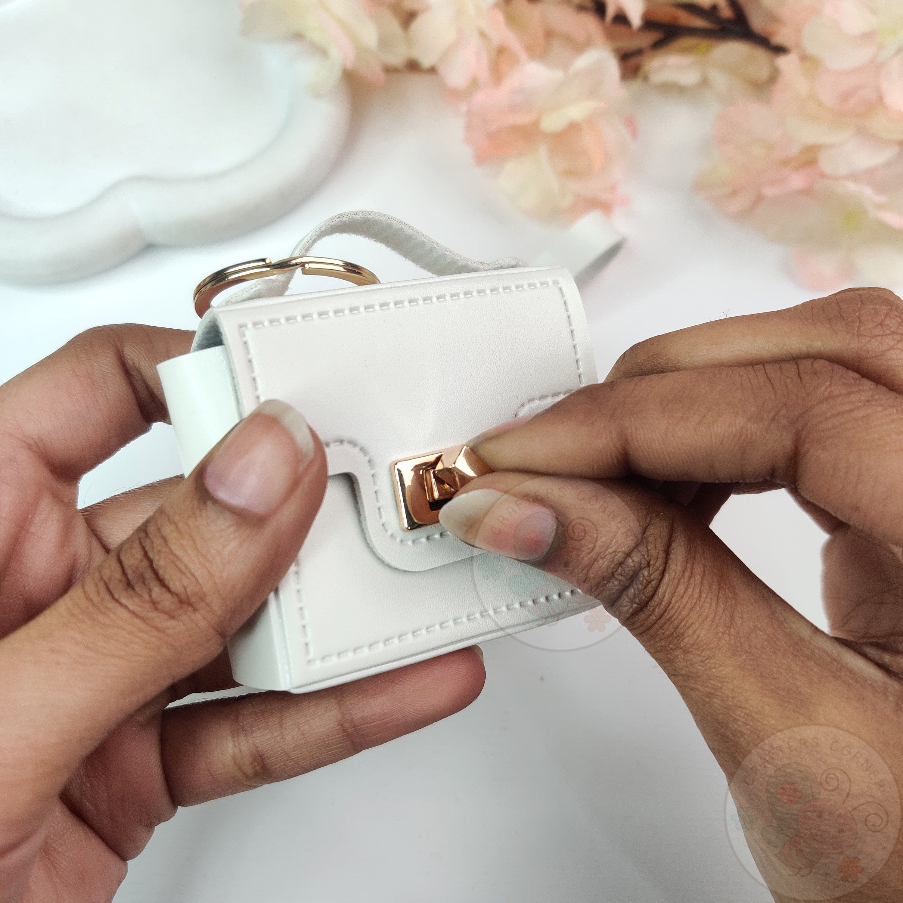 Mini Earbud Case Keychain