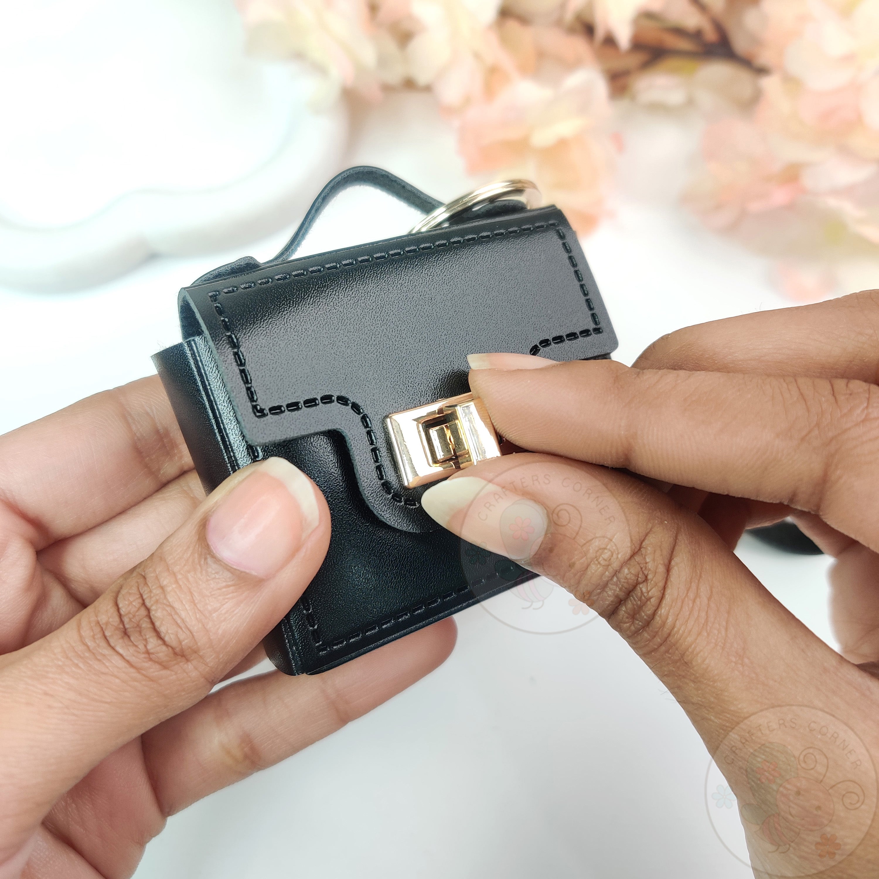 Mini Earbud Case Keychain