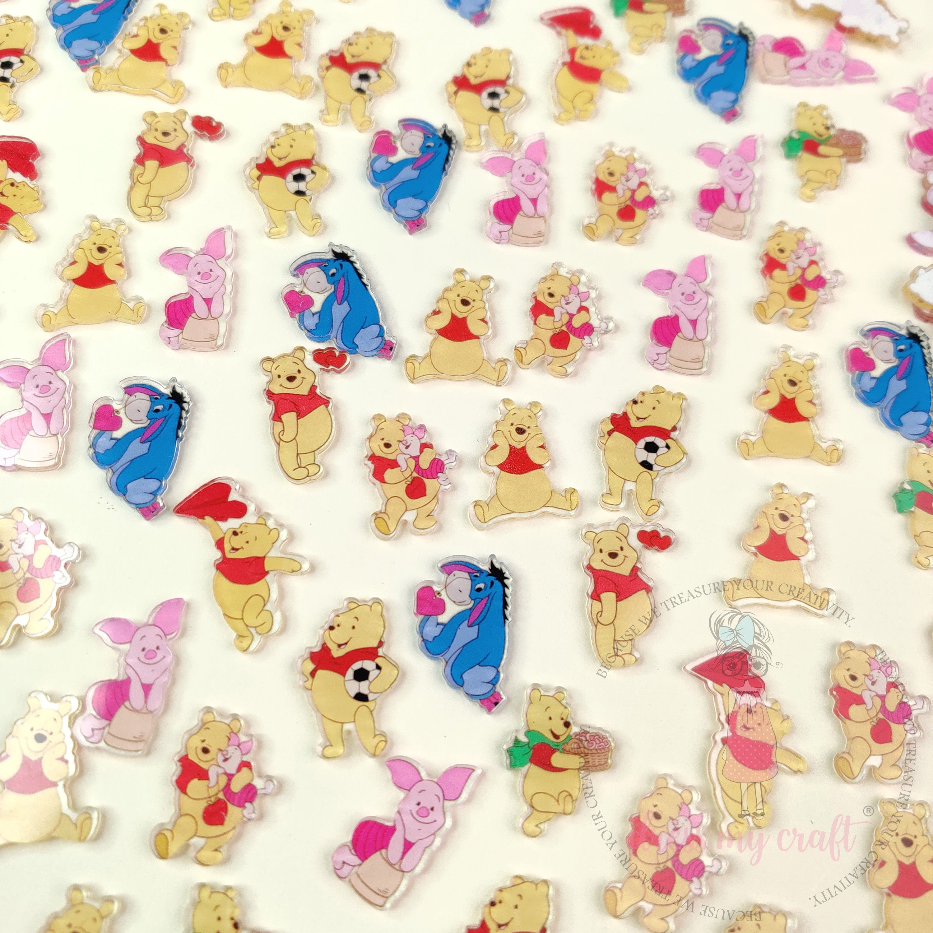 Honey Bear & Friends  - Mini Acrylic charms