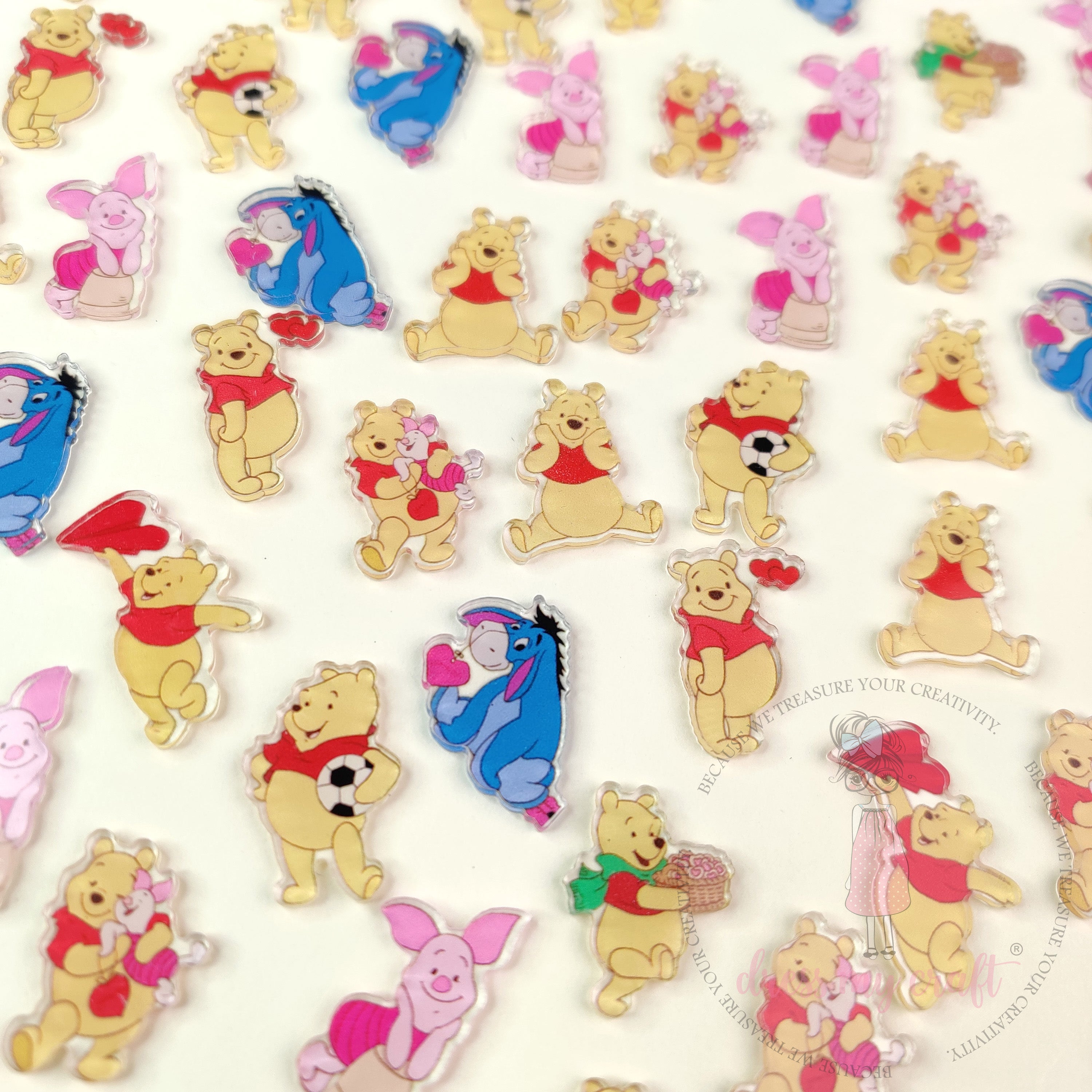 Honey Bear & Friends  - Mini Acrylic charms