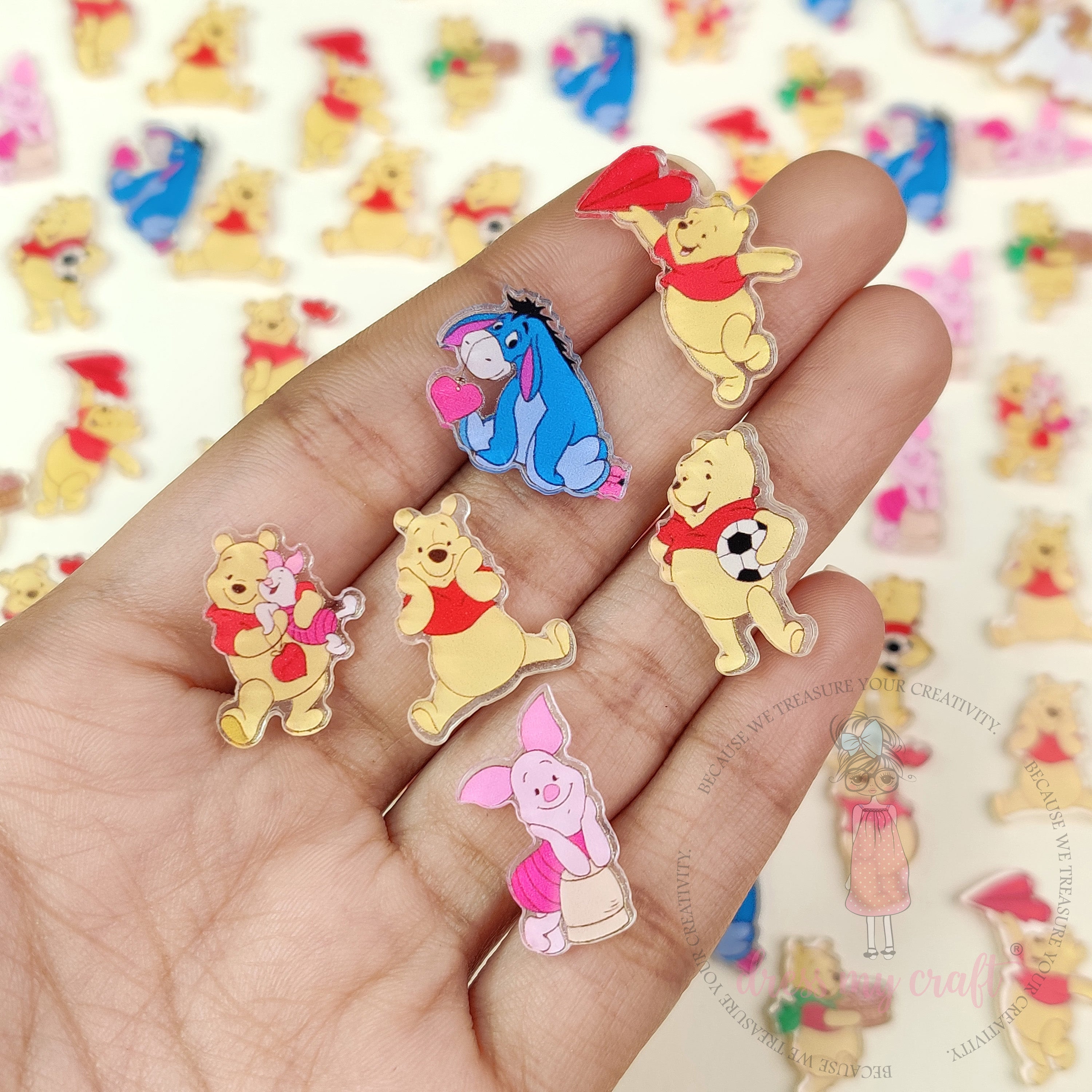 Honey Bear & Friends  - Mini Acrylic charms