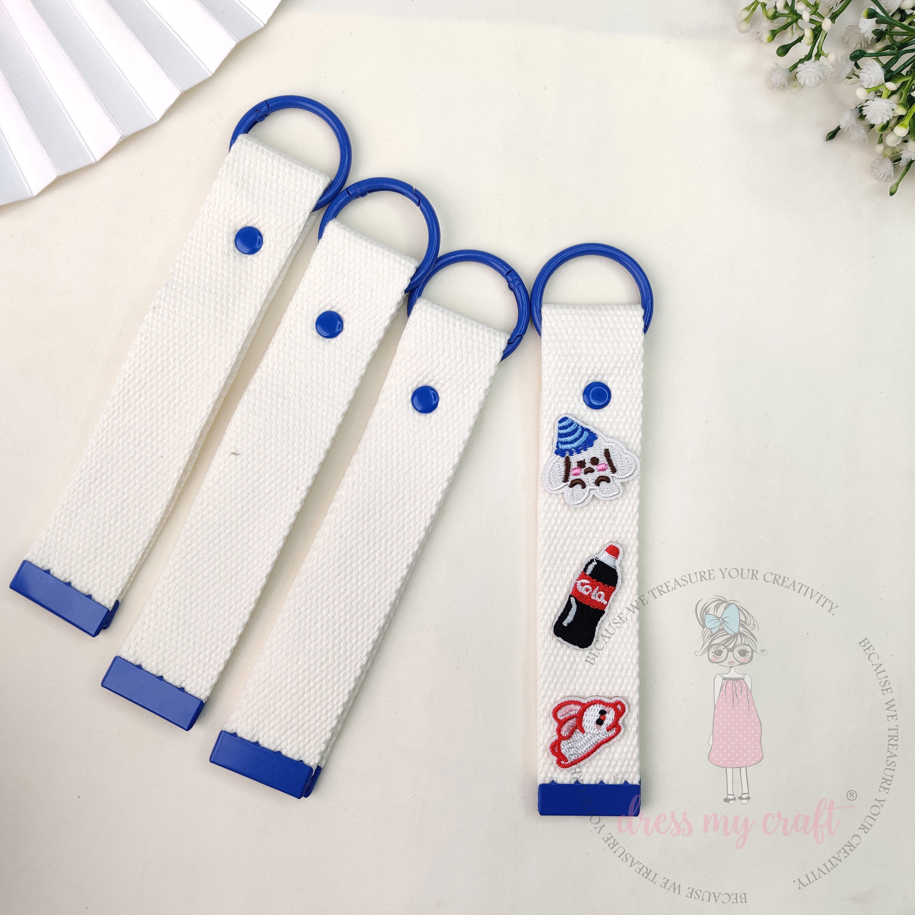Multicolor Canvas Straps - Pack of 4 Pcs