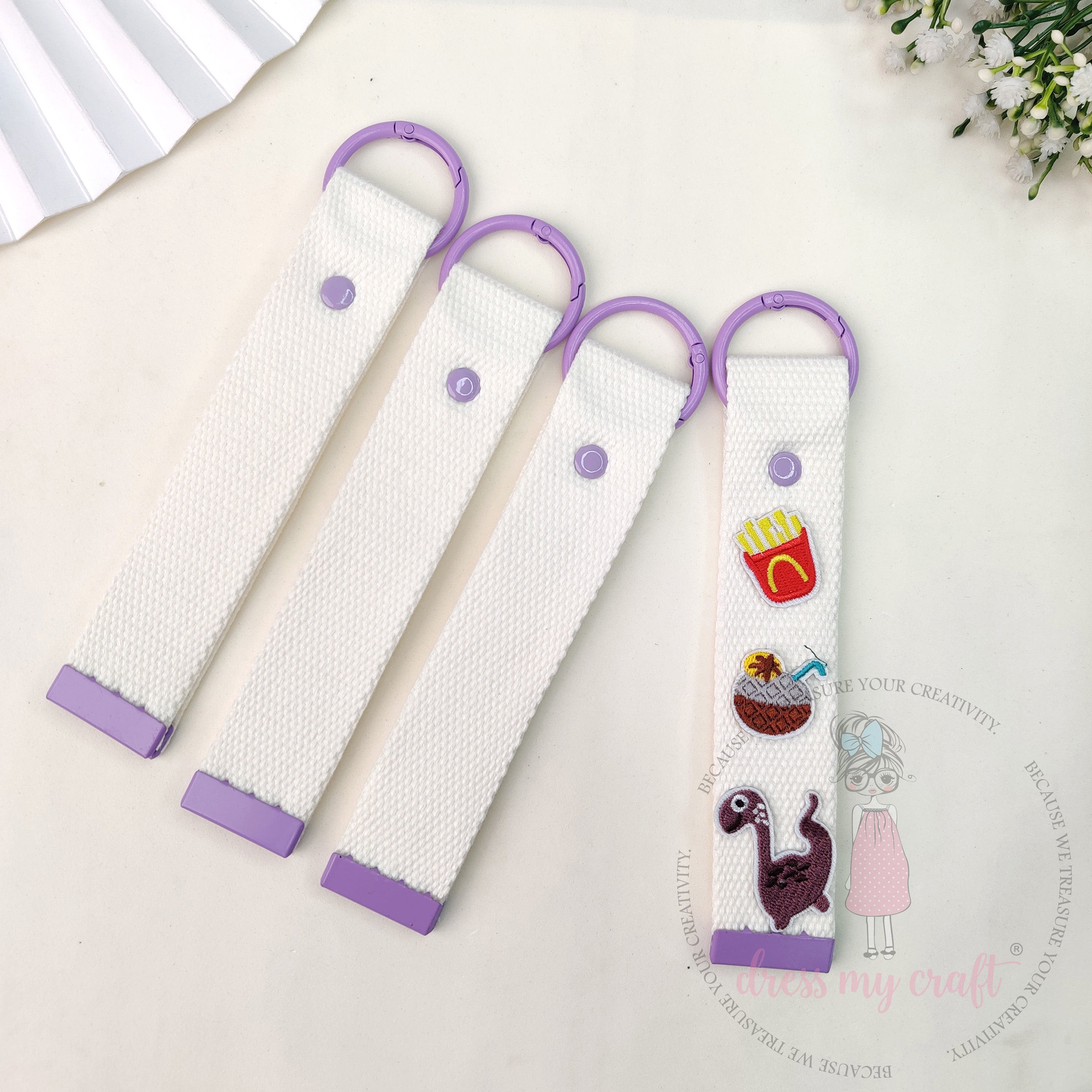 Multicolor Canvas Straps - Pack of 4 Pcs