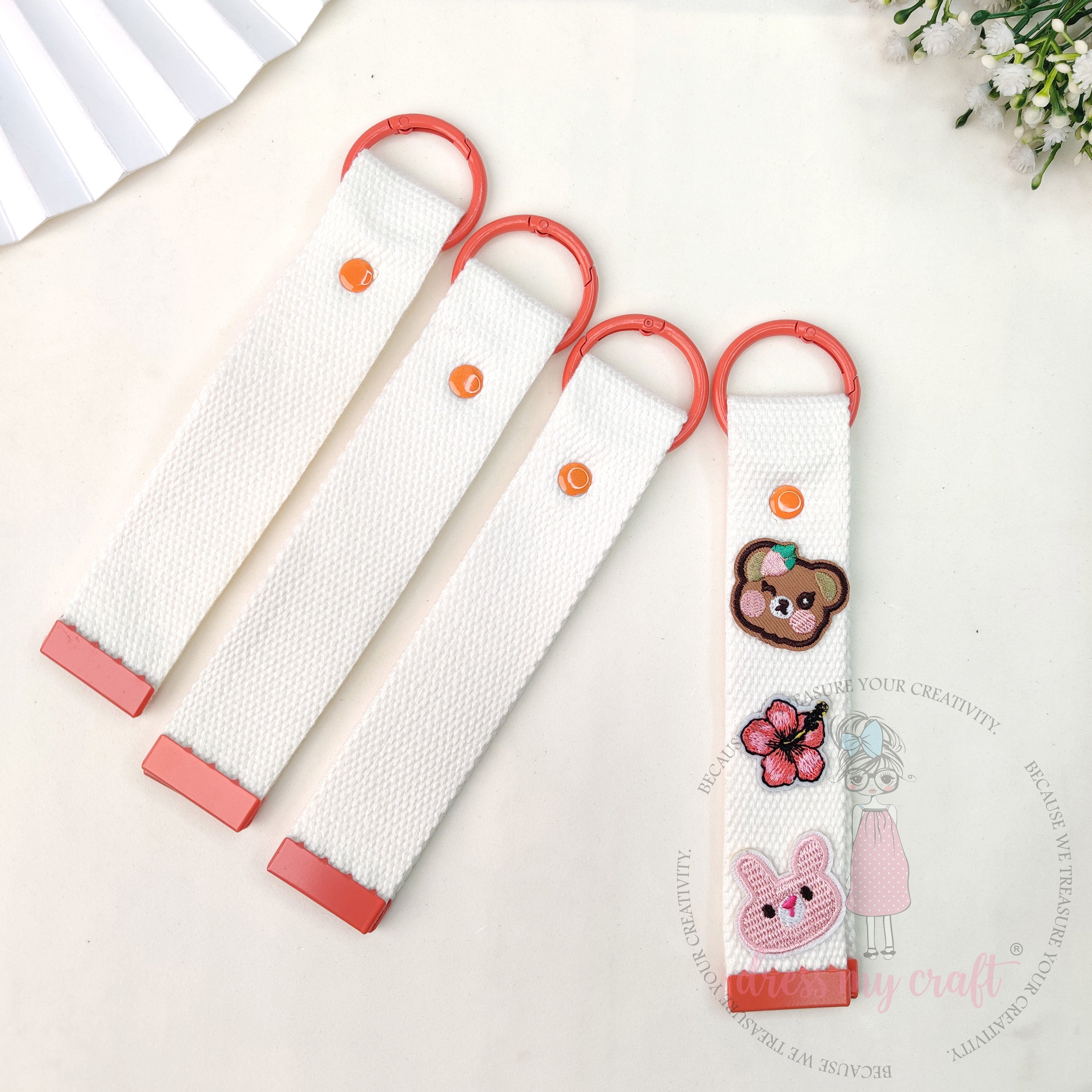 Multicolor Canvas Straps - Pack of 4 Pcs
