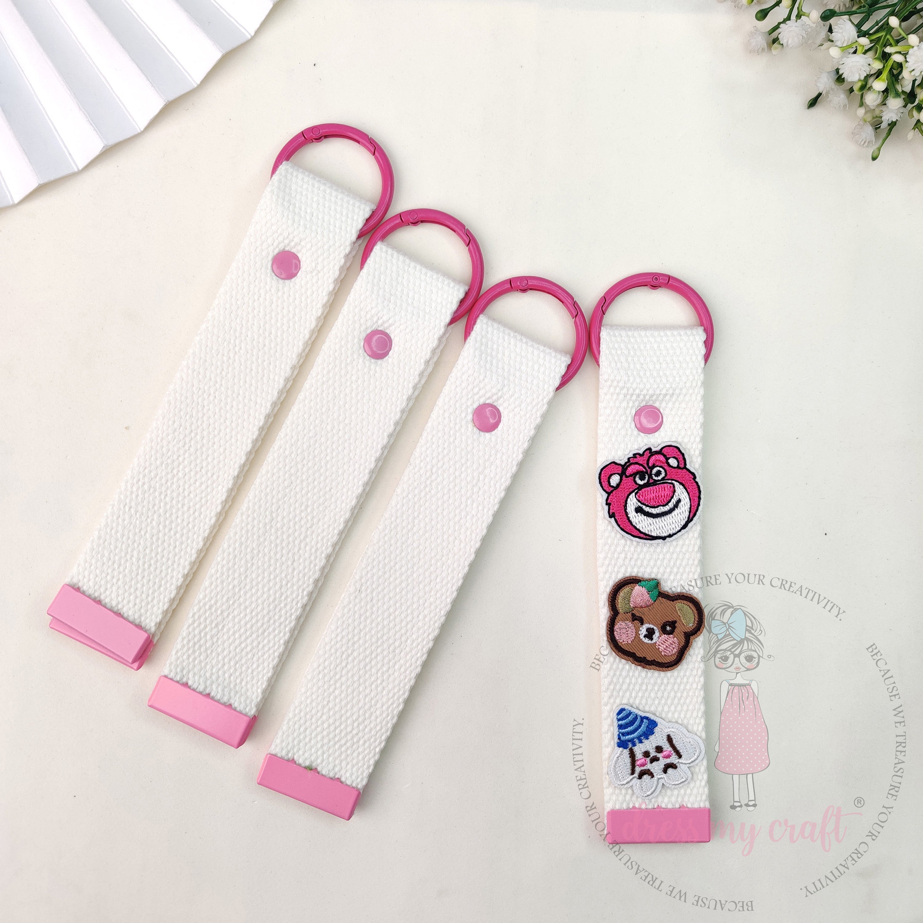 Multicolor Canvas Straps - Pack of 4 Pcs