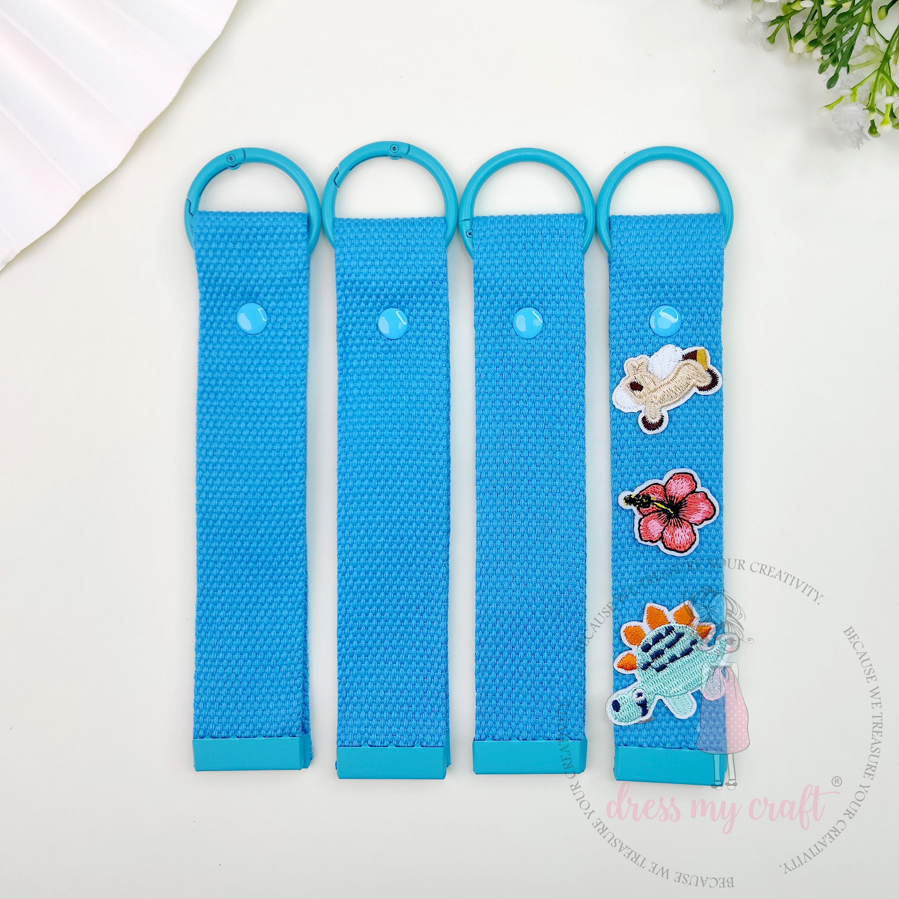Colorful Canvas Straps - Pack of 4 Pcs