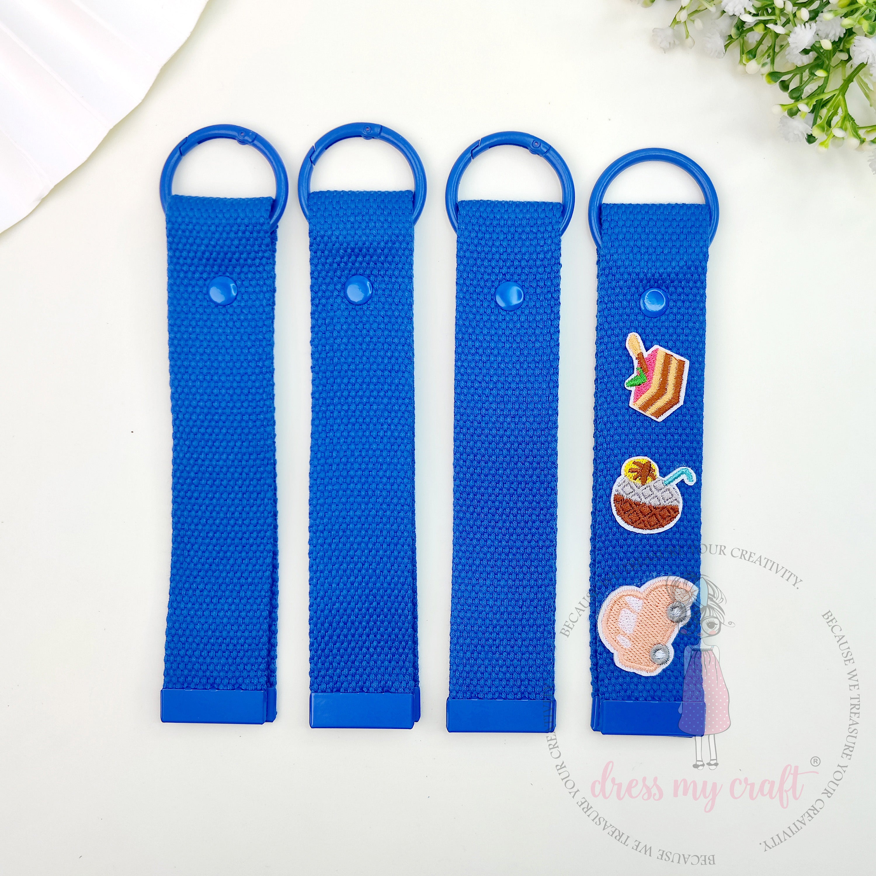 Colorful Canvas Straps - Pack of 4 Pcs