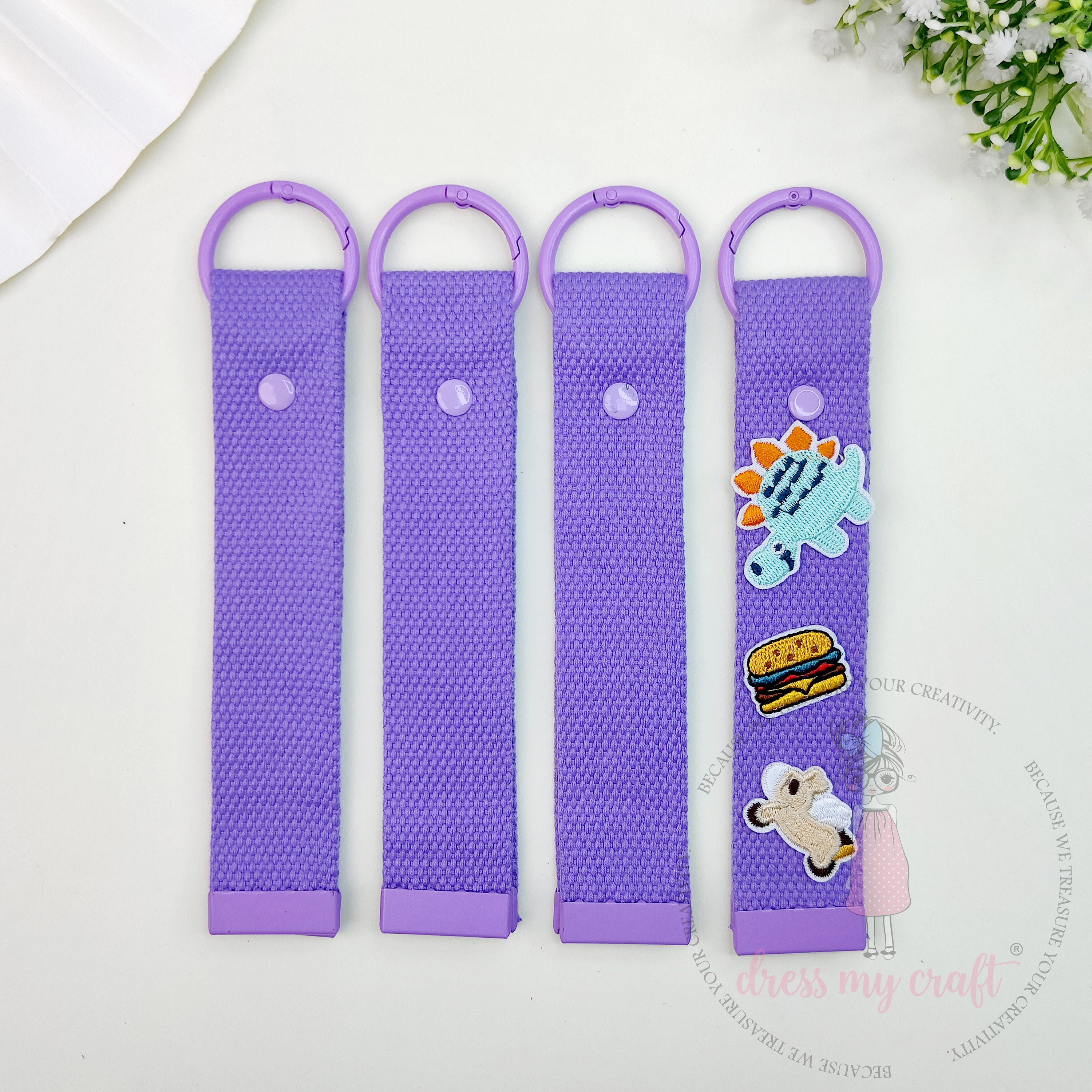 Colorful Canvas Straps - Pack of 4 Pcs