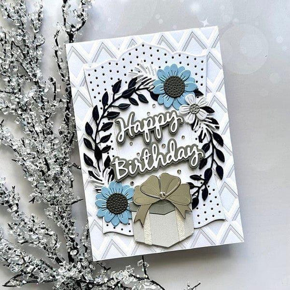 Birthday Wreath Add-Ons Etched Dies from the Beautiful Wreaths Collection by Suzanne Hue
