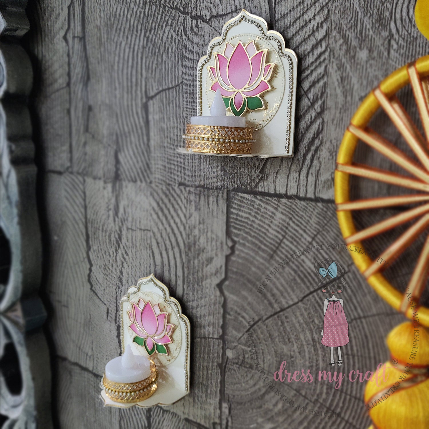 Jharokha Tealight Class With Kit & Tutorial