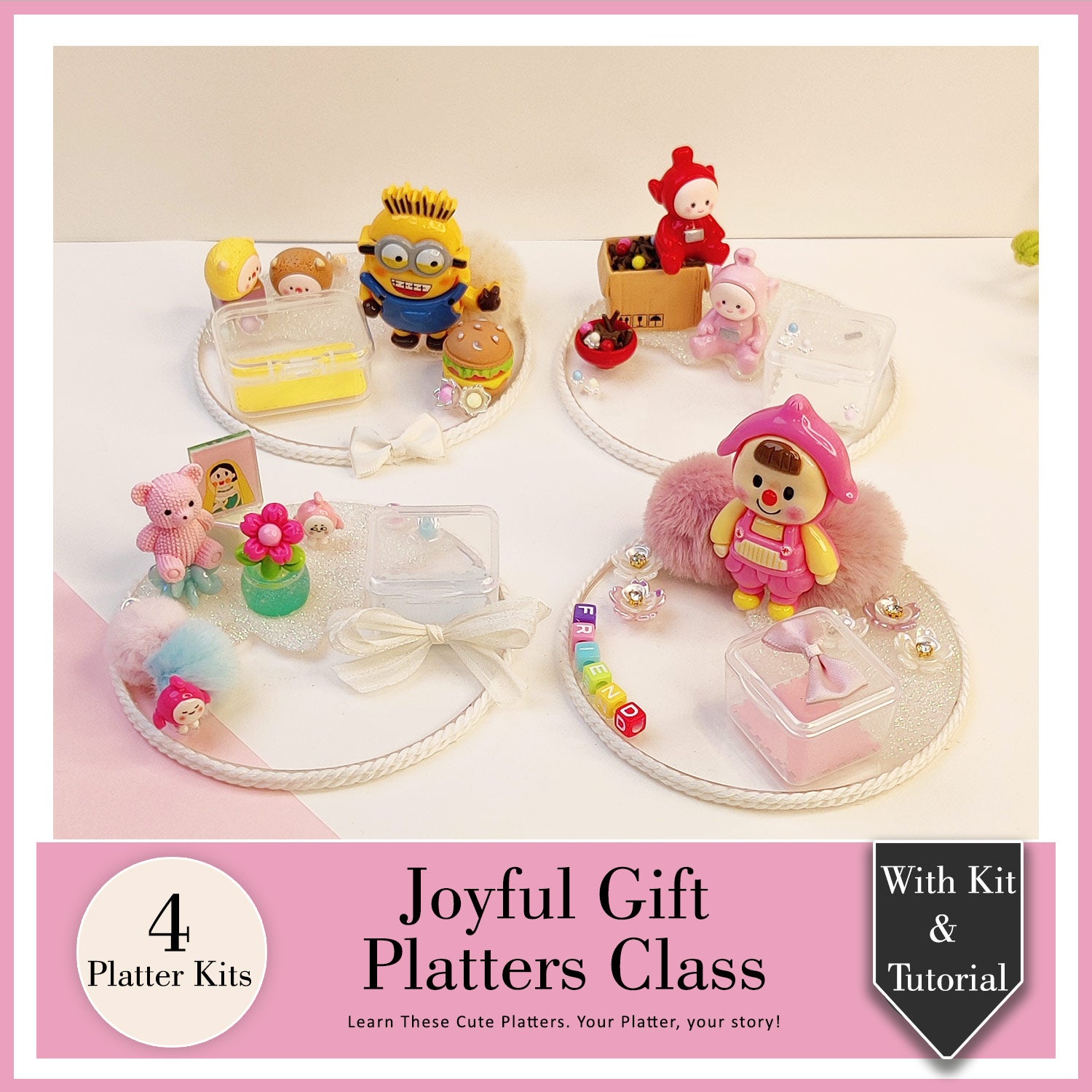 Joyful Gift Platters Class With Kit & Tutorial