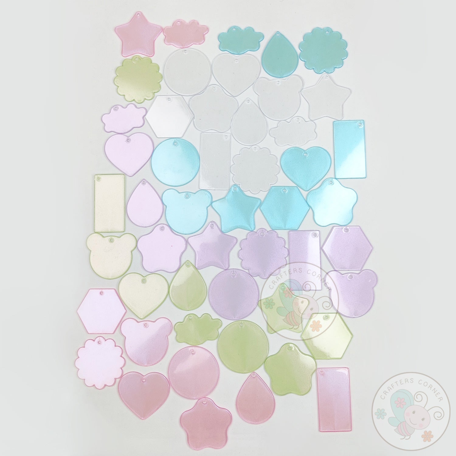 DIY Acrylic Key Chain Blanks Combo Pack