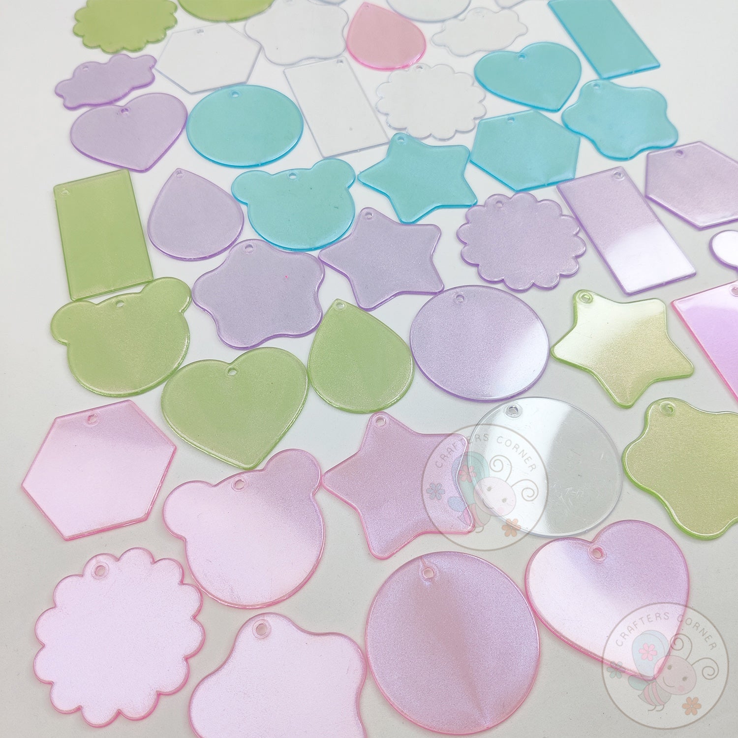 DIY Acrylic Key Chain Blanks Combo Pack