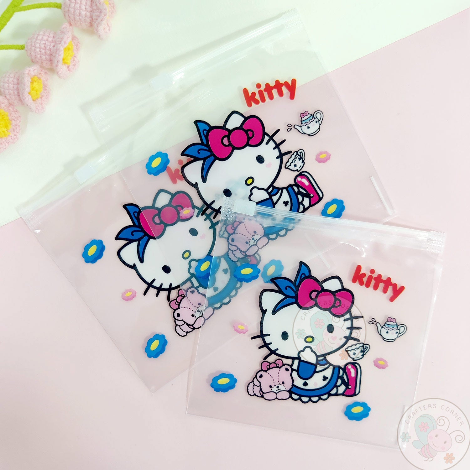 Hello Kitty - Zip Lock Storage Bags