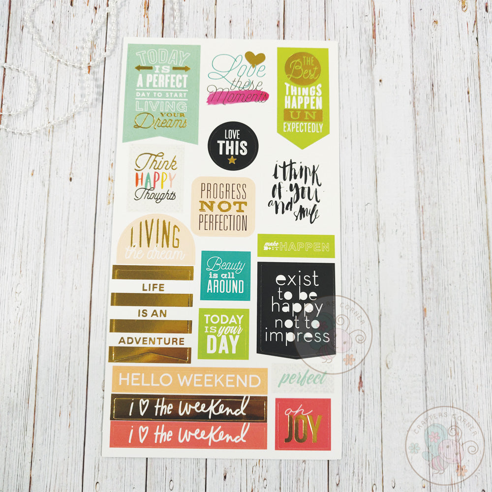 Live Life Stickers