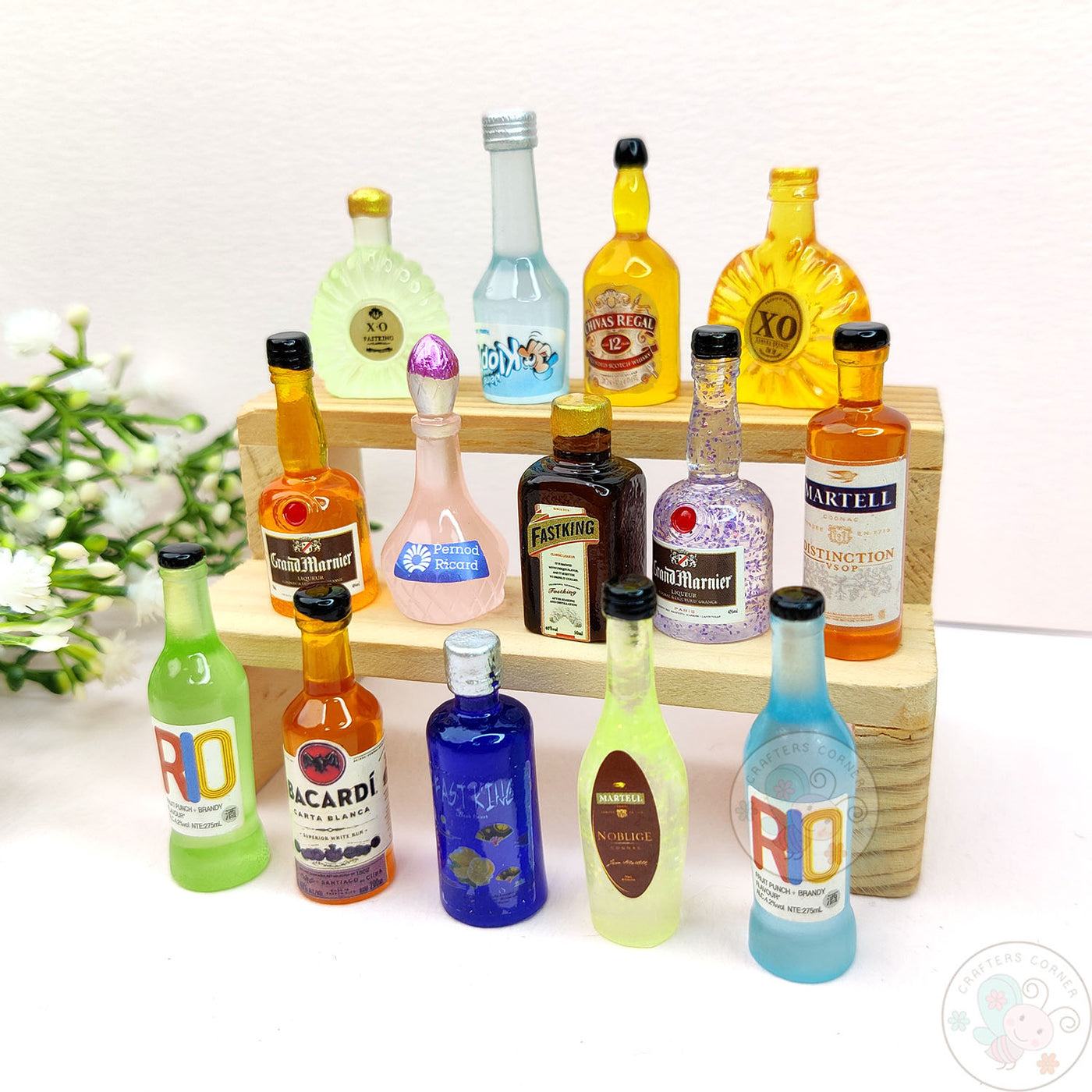 Miniature Liquor Bottles - Assorted Pack – CRAFTERS CORNER