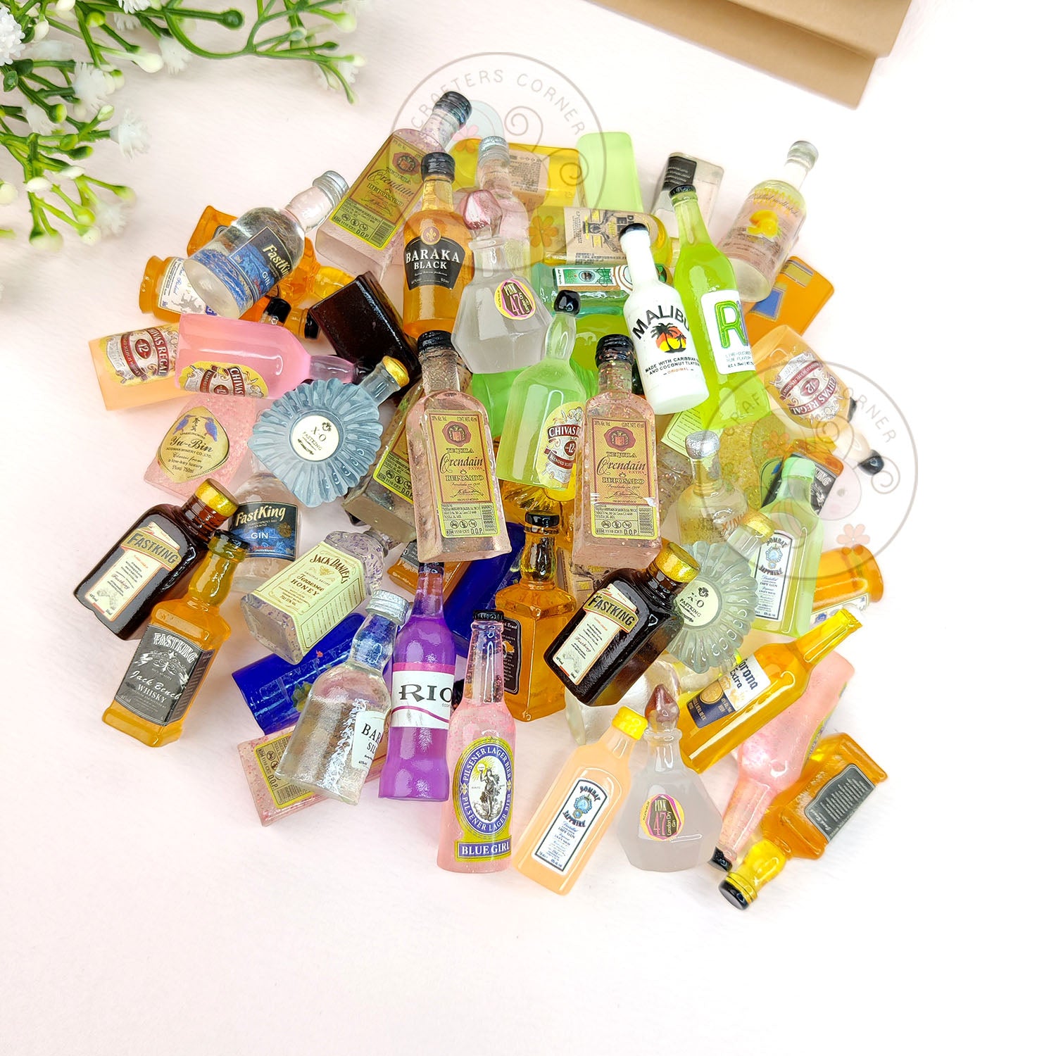 Miniature Liquor Bottles - Assorted Pack