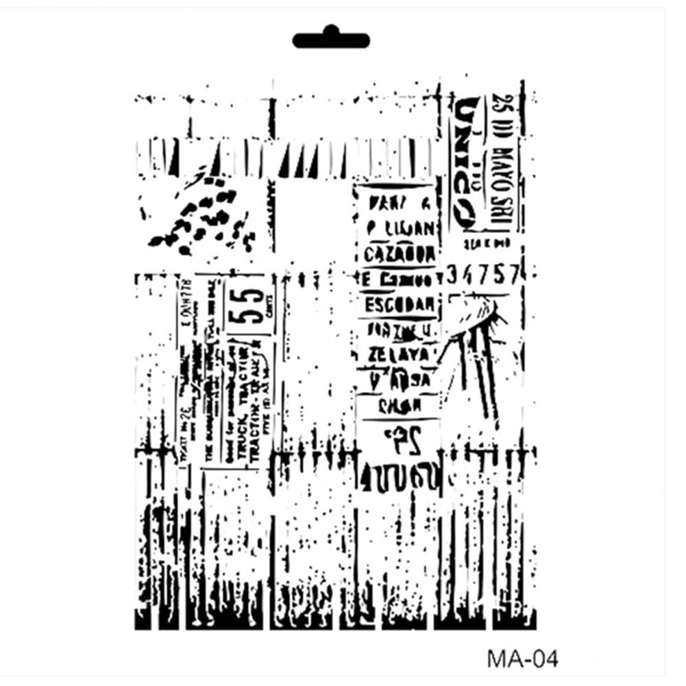 Mix Media Stencil #3