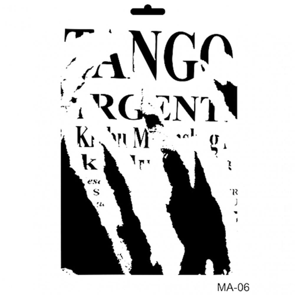 Mix Media Stencil #2