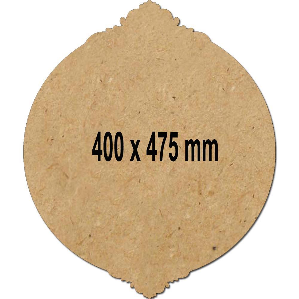 Curved Round MDF Plate 4