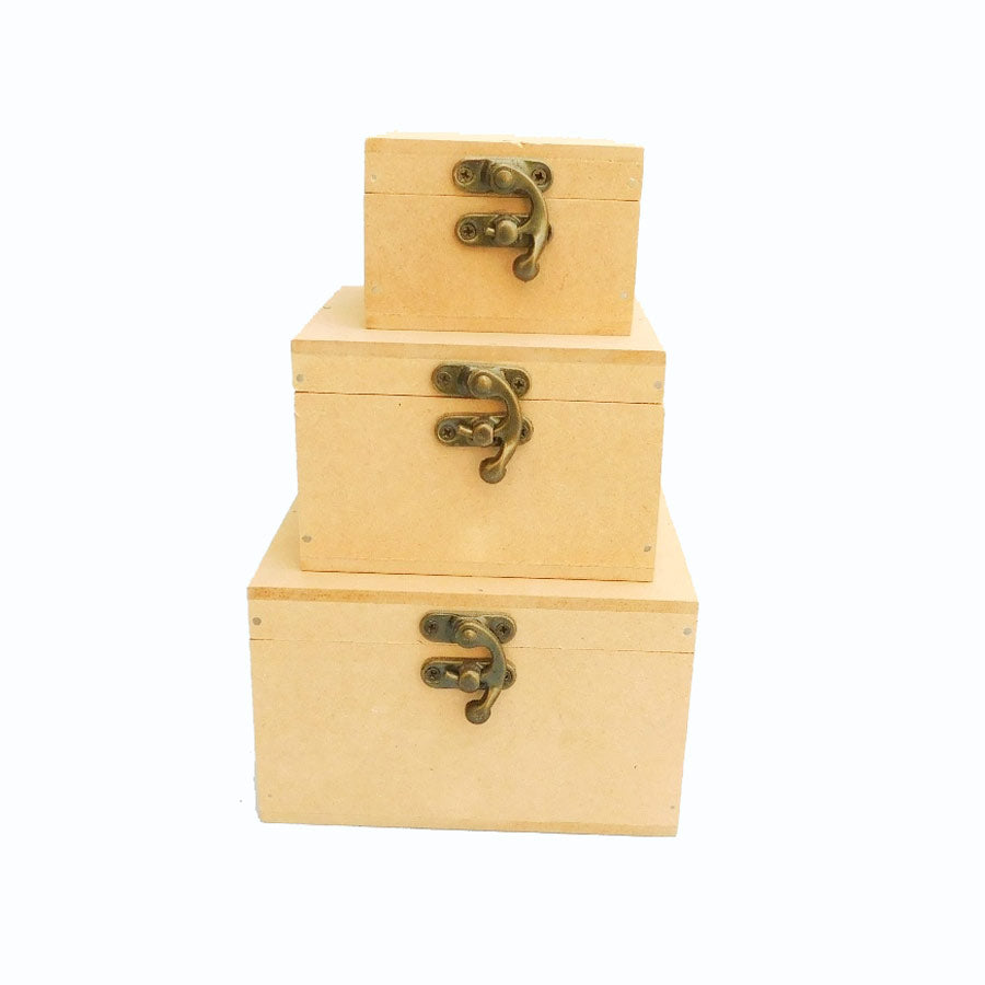 MDF 3 Nesting Boxes Set – CRAFTERS CORNER