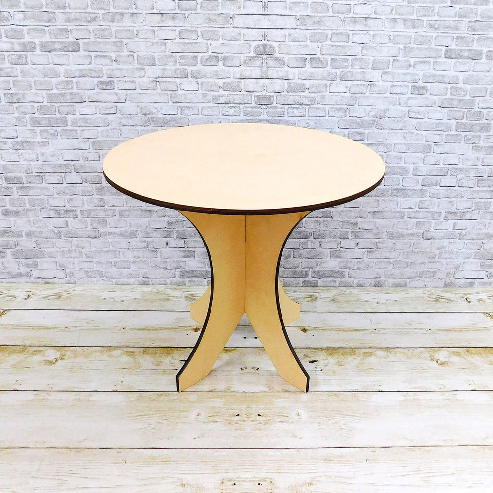 Mdf Round MDF Round Table – CRAFTERS CORNER