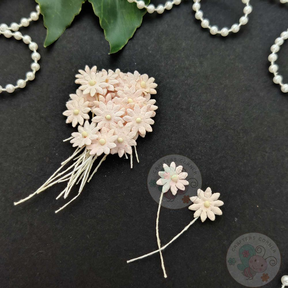 Mini Daisy Single Pollen Fillers - Baby Pink