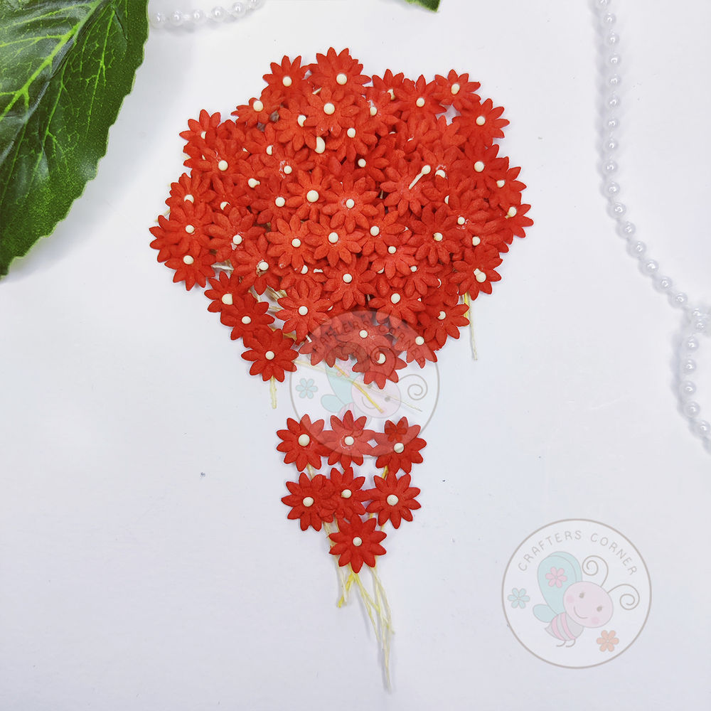 Mini Daisy Single Pollen Fillers - Auburn