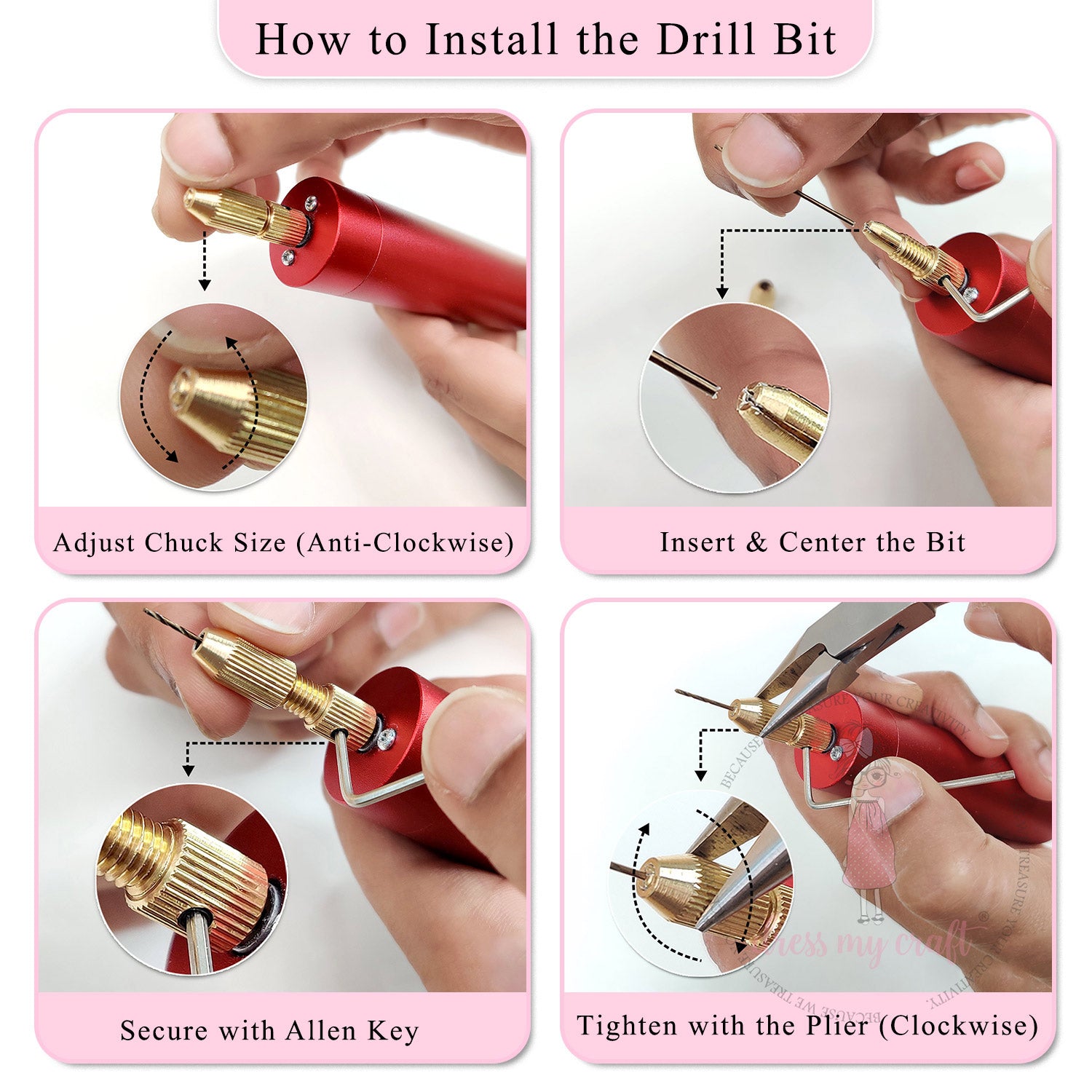 Mini Drill Machine Set