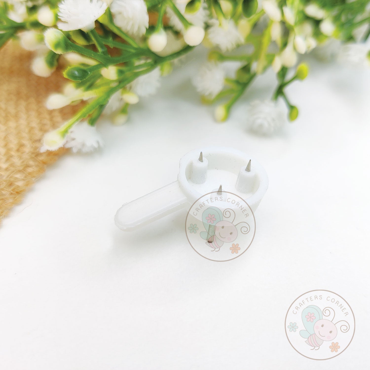 Mini Easy Mount Invisible Wall Hooks Hanger - 3 Pins