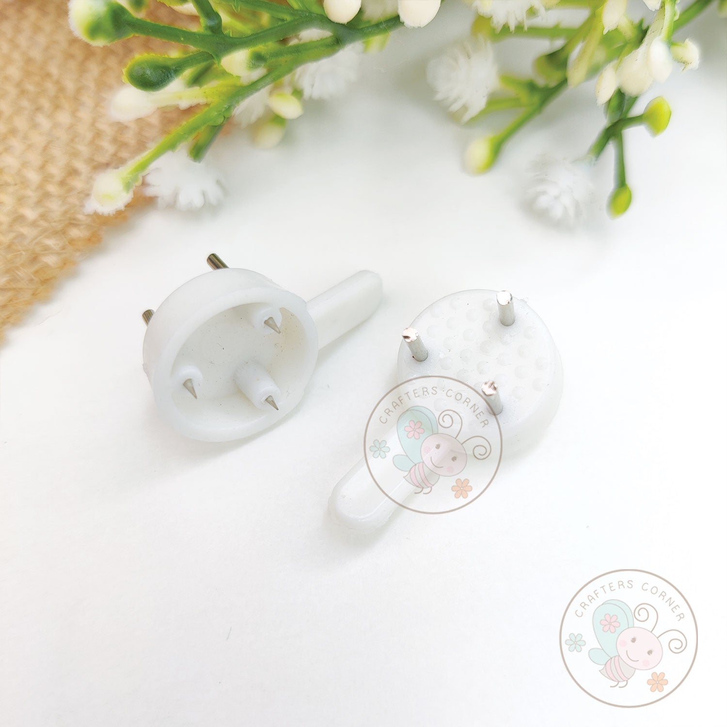 Mini Easy Mount Invisible Wall Hooks Hanger - 3 Pins