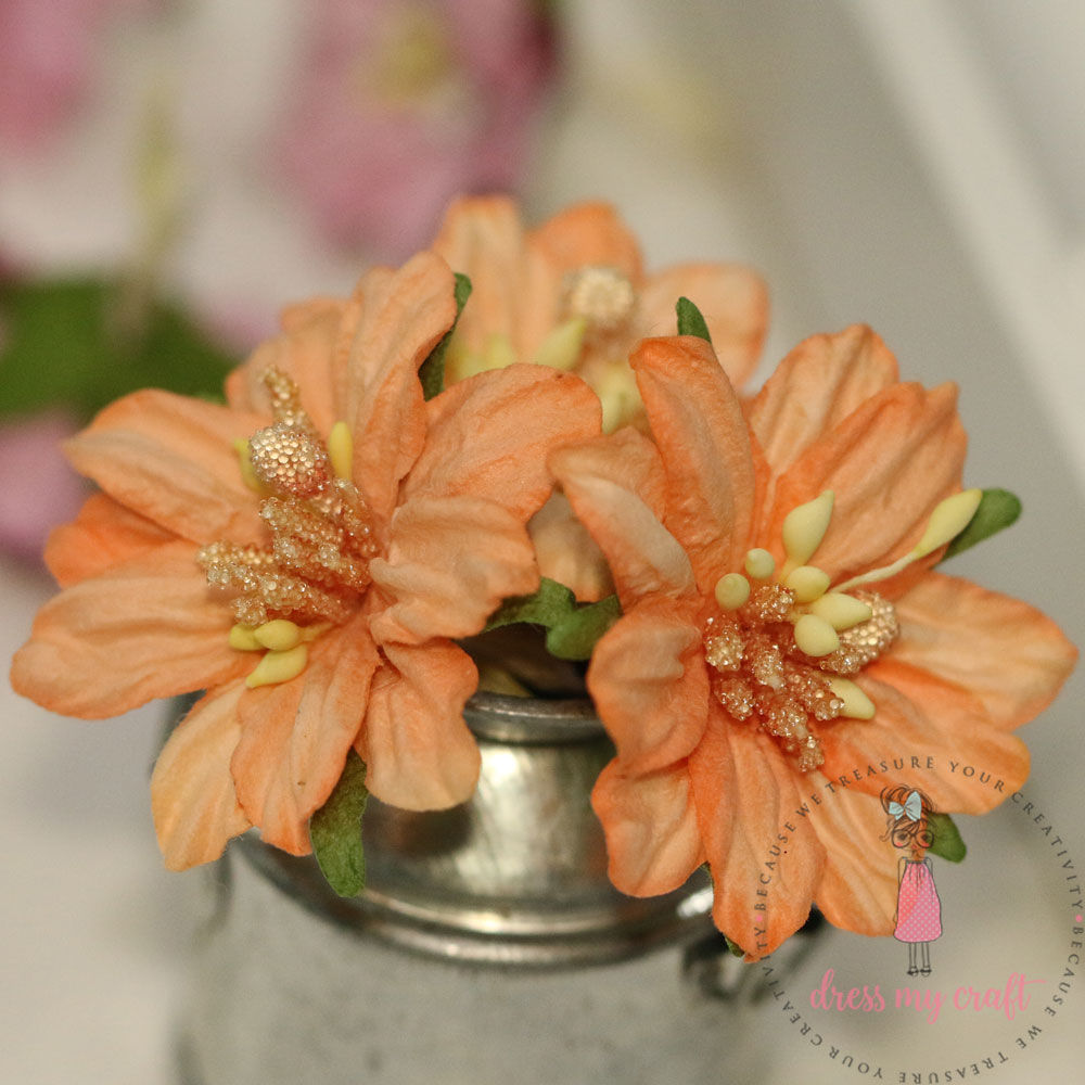 Mulberry Lily with Pollens - Orange