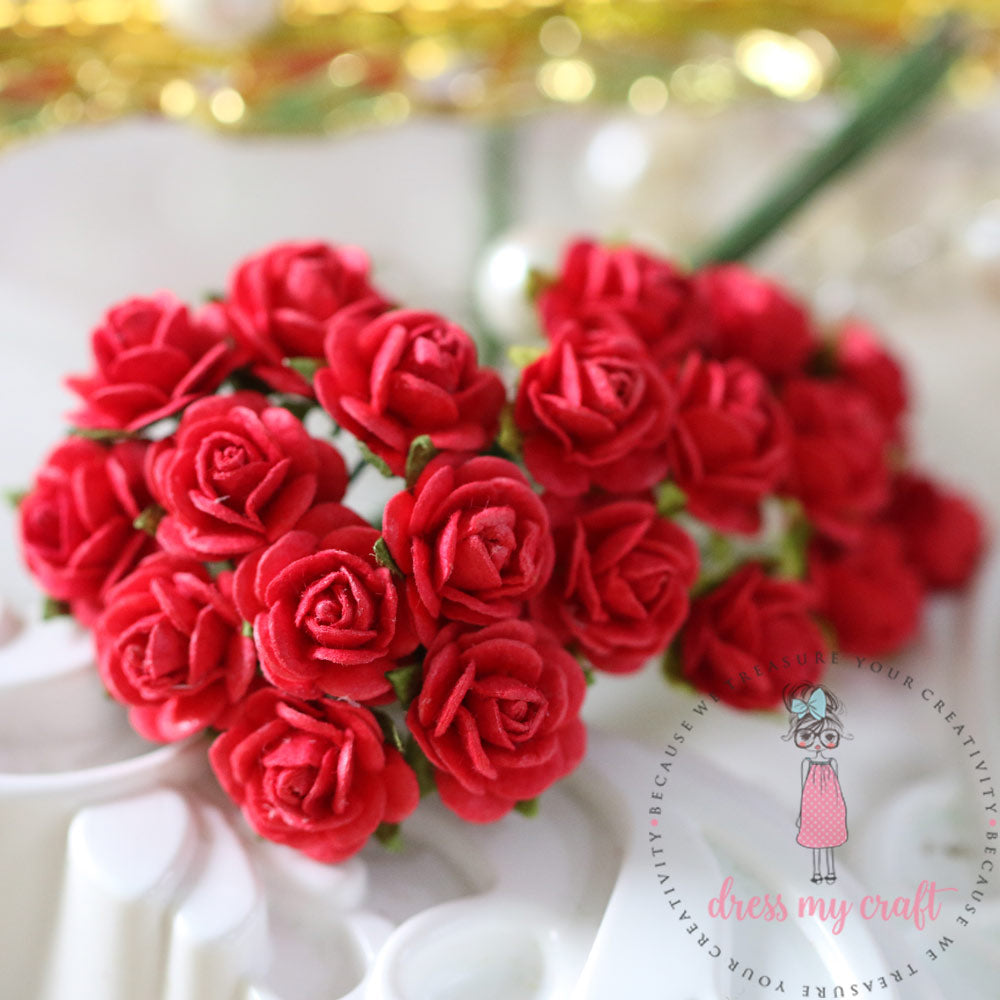 Micro Mini Roses - Red – CRAFTERS CORNER