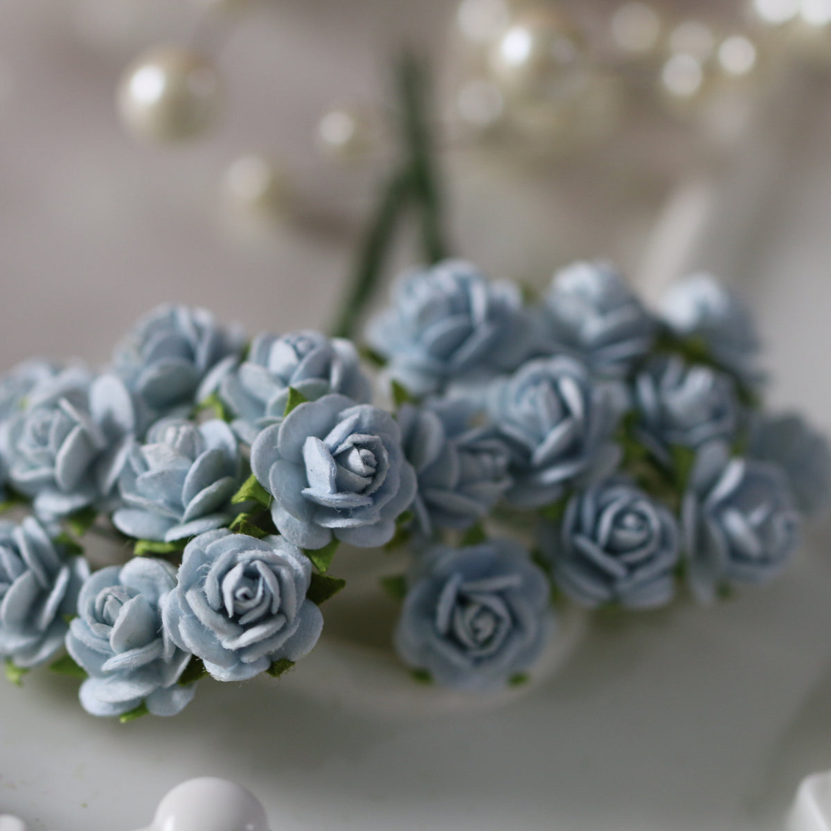 Micro Mini Roses - Vintage Blue – CRAFTERS CORNER