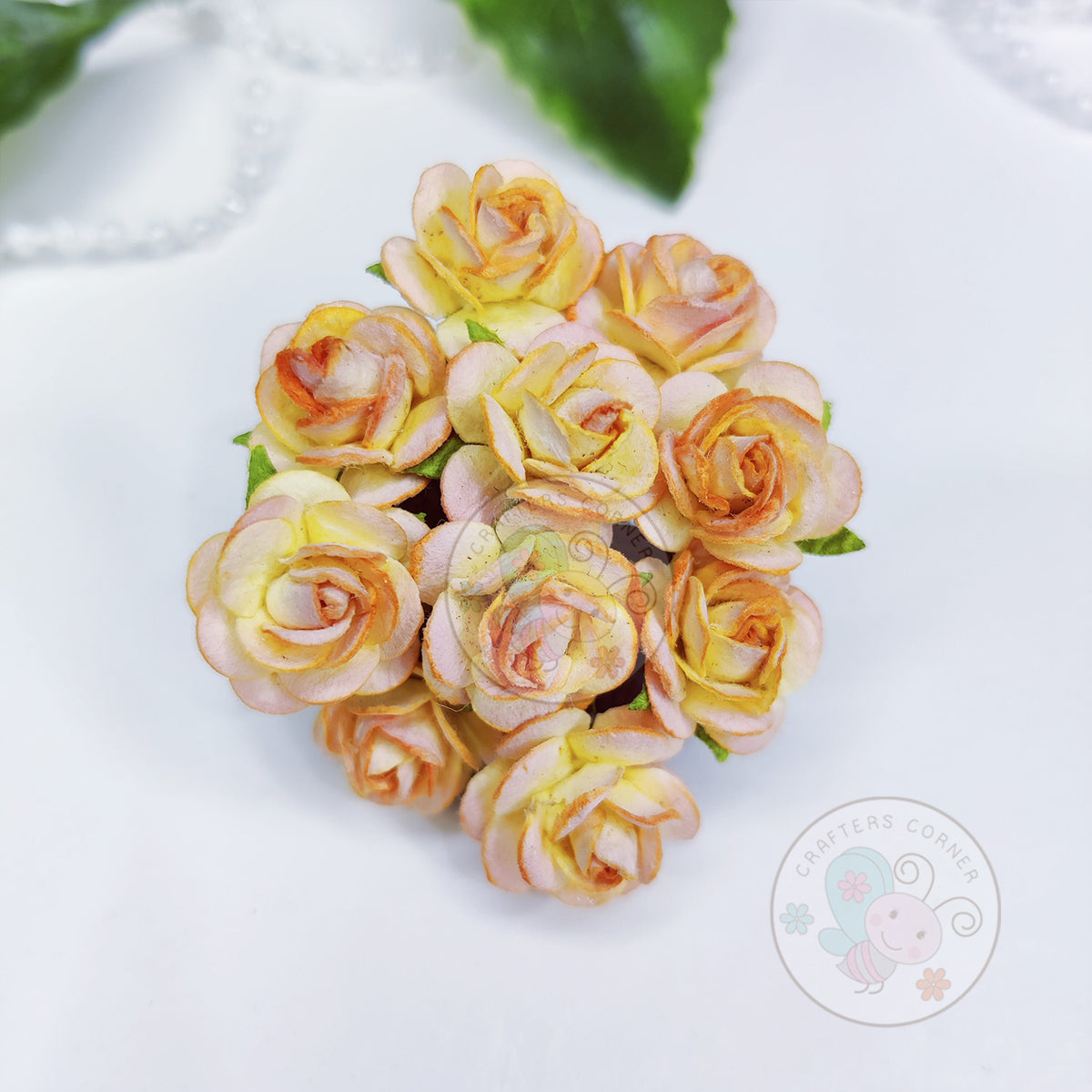 Micro Mini Roses - Peach Orange – CRAFTERS CORNER