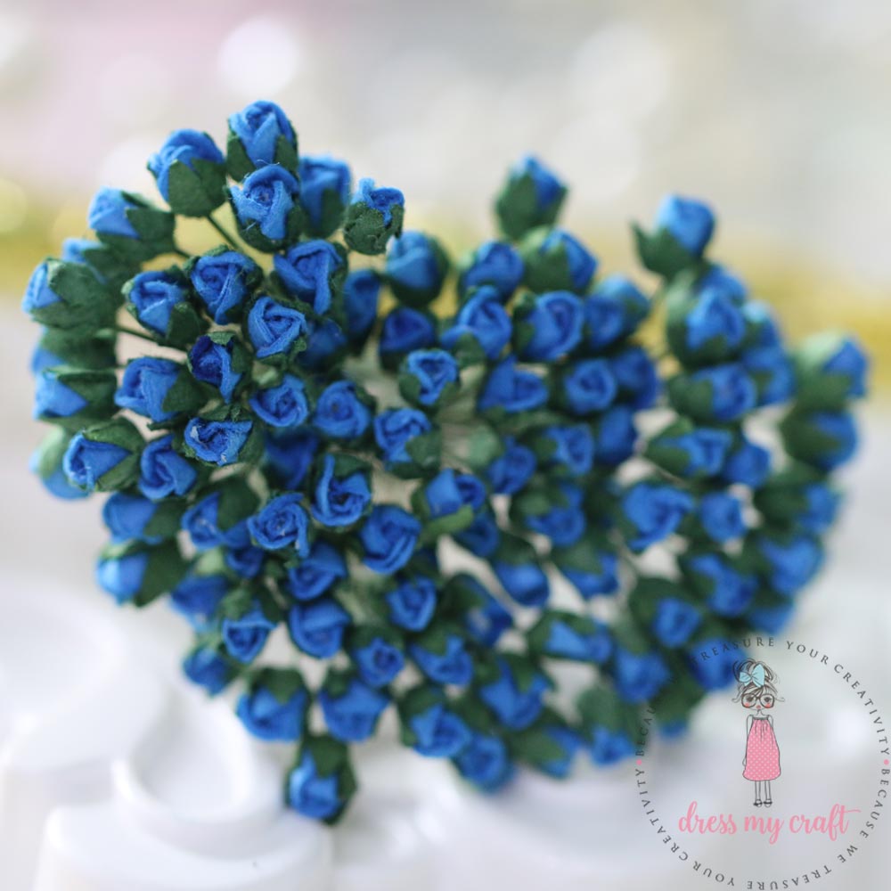 Micro Mini Rose Buds - Blue – CRAFTERS CORNER